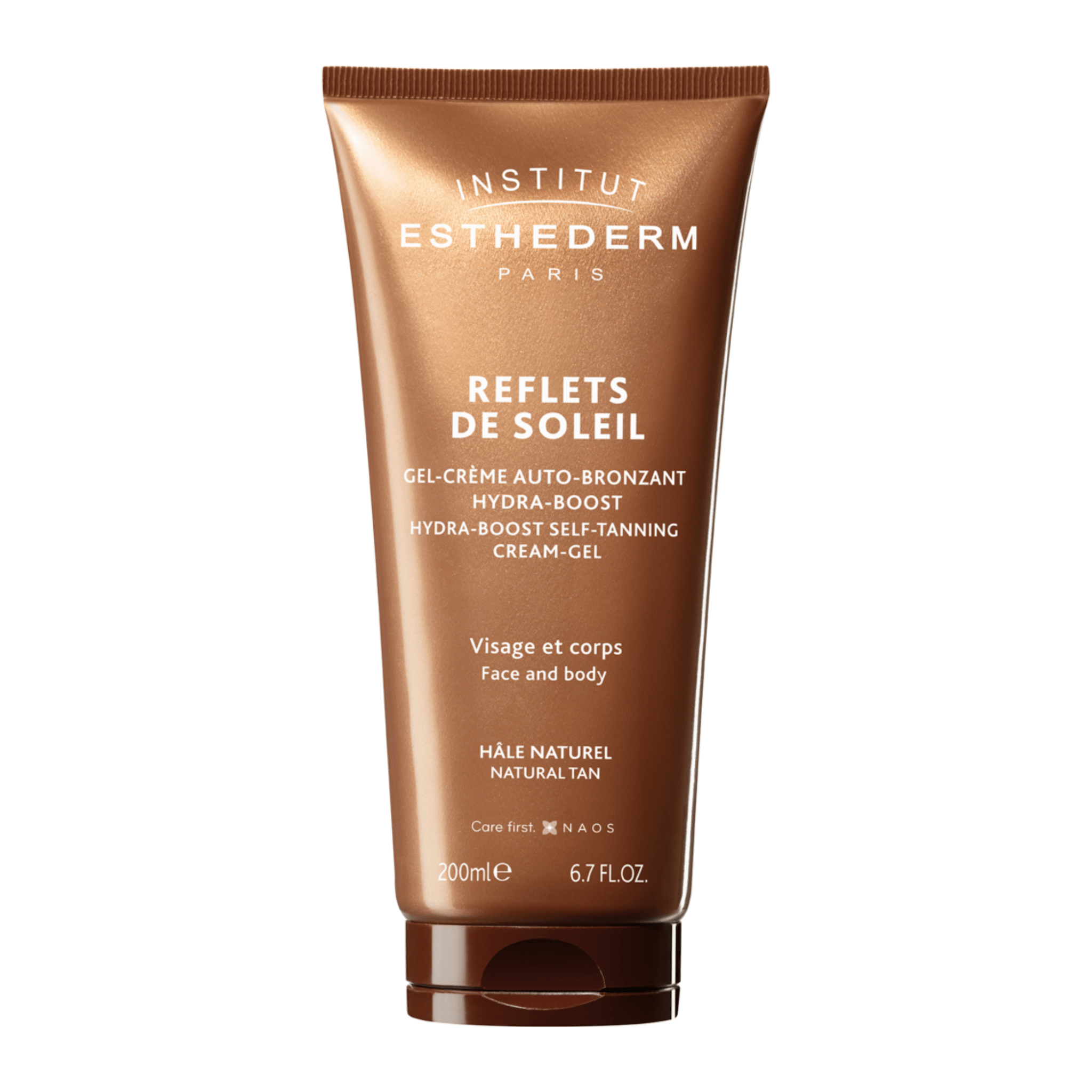 Esthederm. Gel - Crème Autobronzant Visage et Corps Hydra - Boost Reflets de Soleil - 200 ml - Concept C. Shop