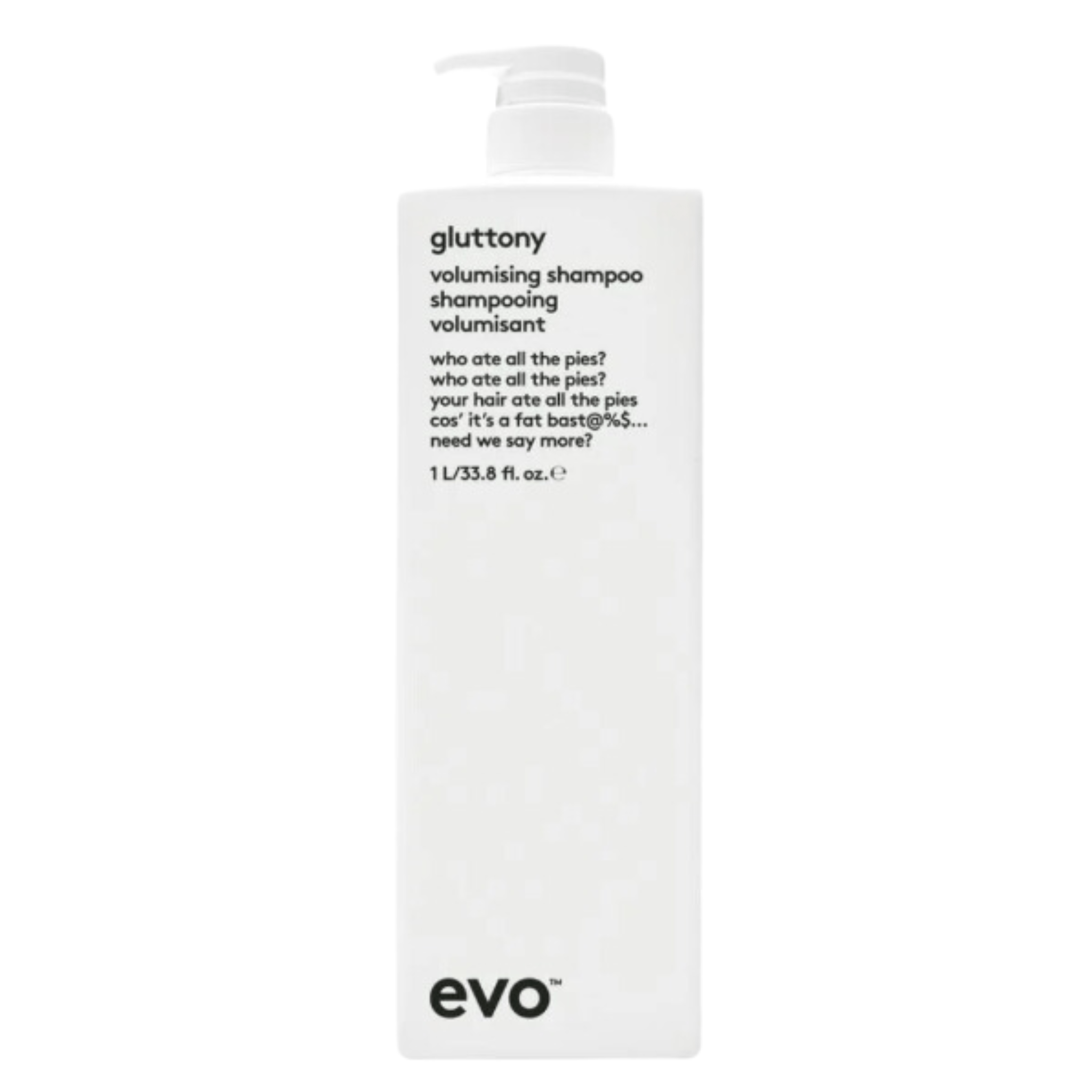 Evo. Gluttony Shampoing Volumisant - 1000 ml - Concept C. Shop