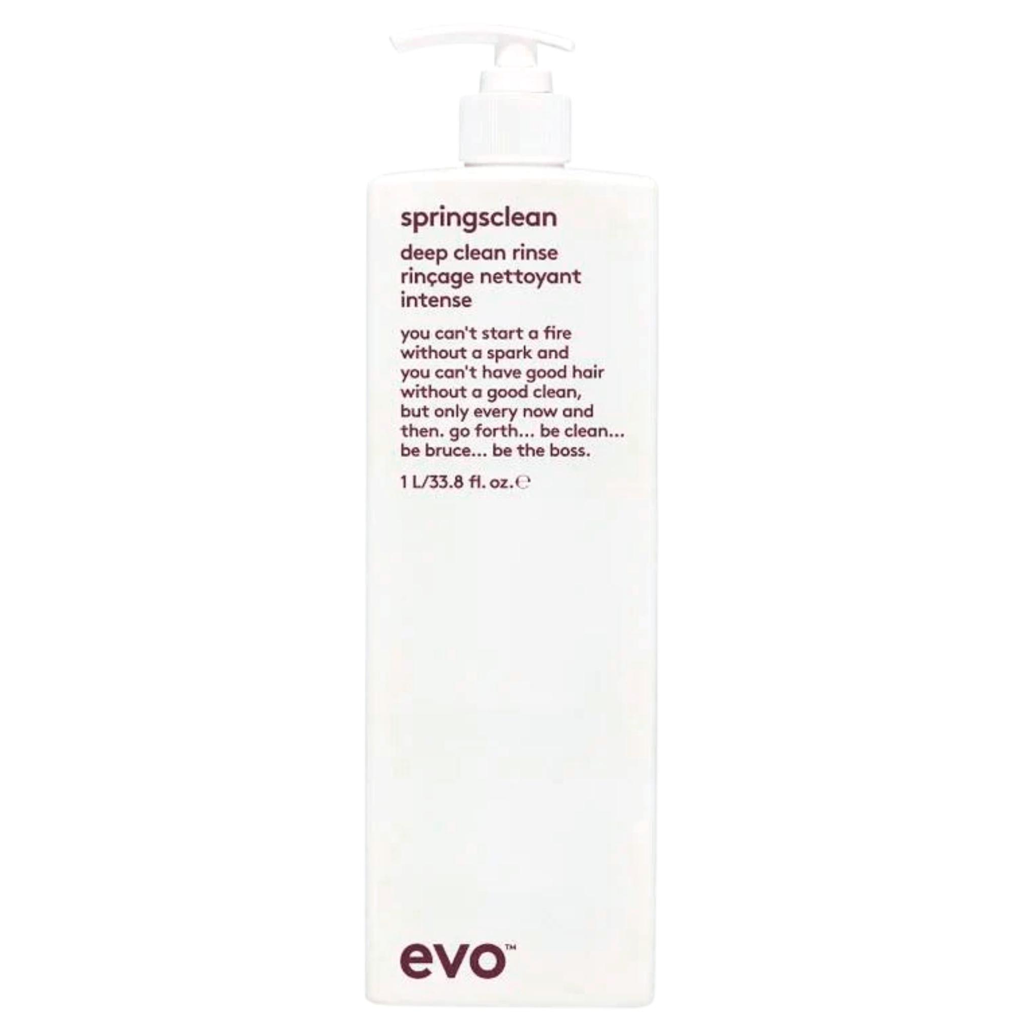 Evo. Springclean Shampoing Soin Nettoyant Intense - 1000 ml - Concept C. Shop