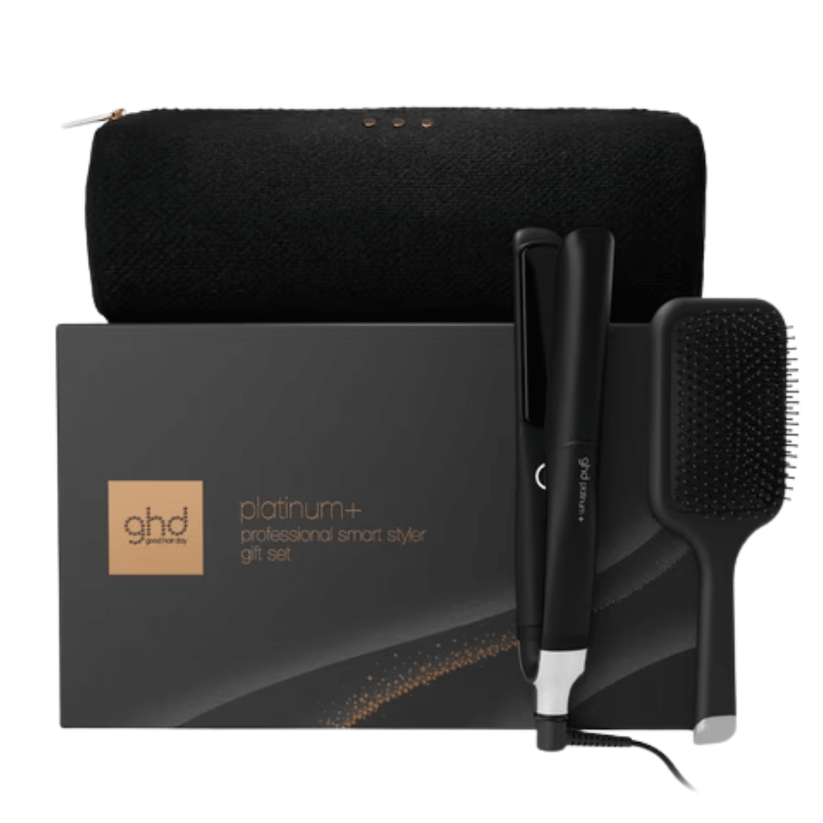 GHD. Coffret Des Fêtes Fer Plat Platinum + Noir - 1 Po - Concept C. Shop