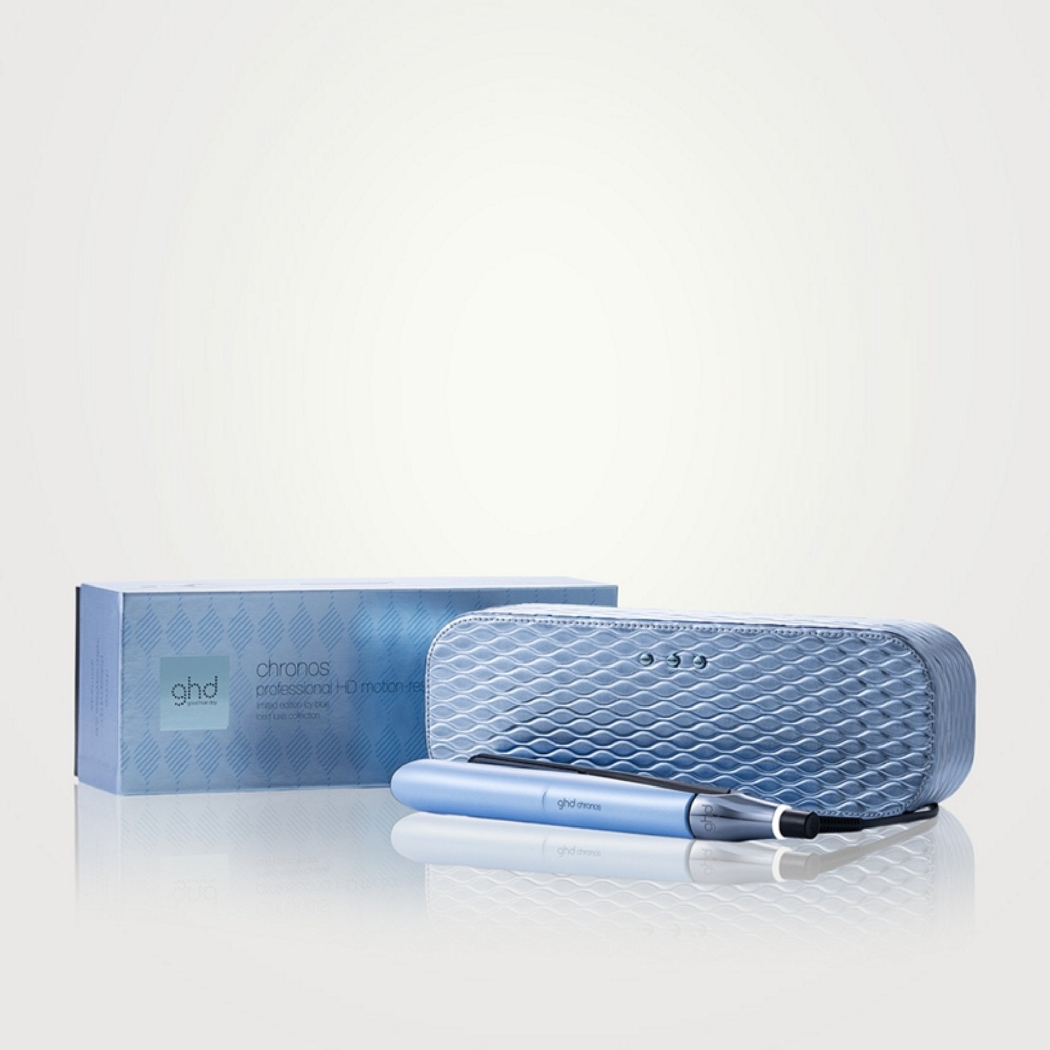 GHD. Coffret Fer Plat Chronos - Bleu Glacier (Édition Limitée) - Concept C. Shop