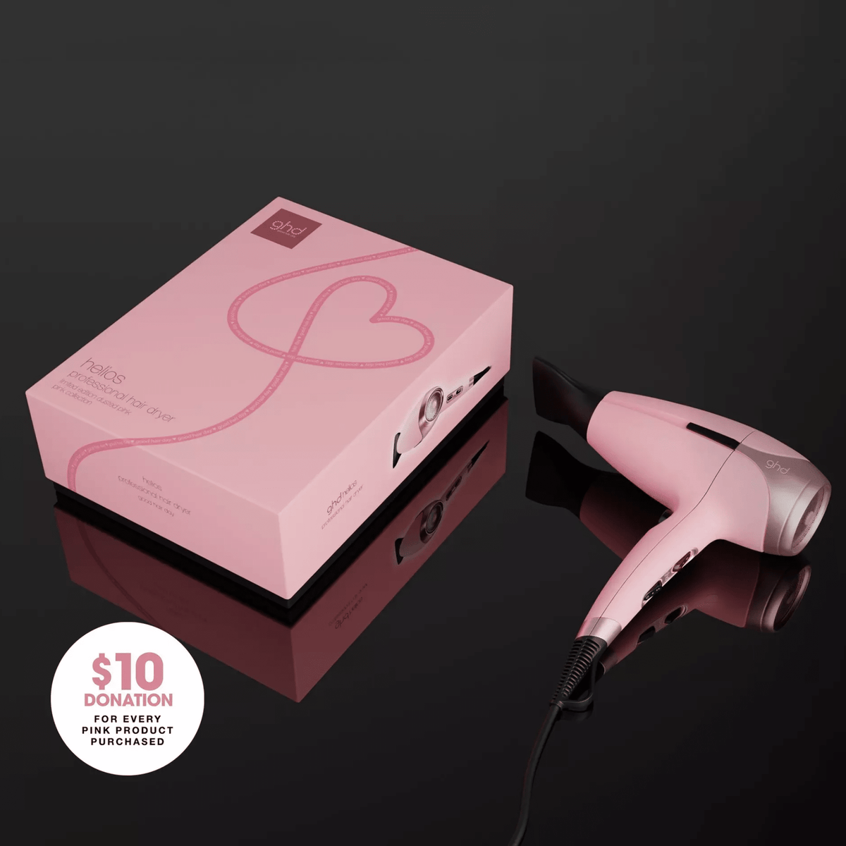 GHD. Séchoir Professionnel Helios Édition Limitée - Pink - Concept C. Shop