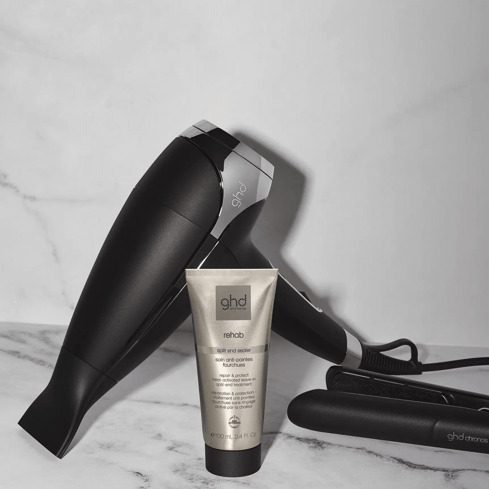 GHD. Soin Anti Pointes Fourchues Rehab - 100 ml - Concept C. Shop
