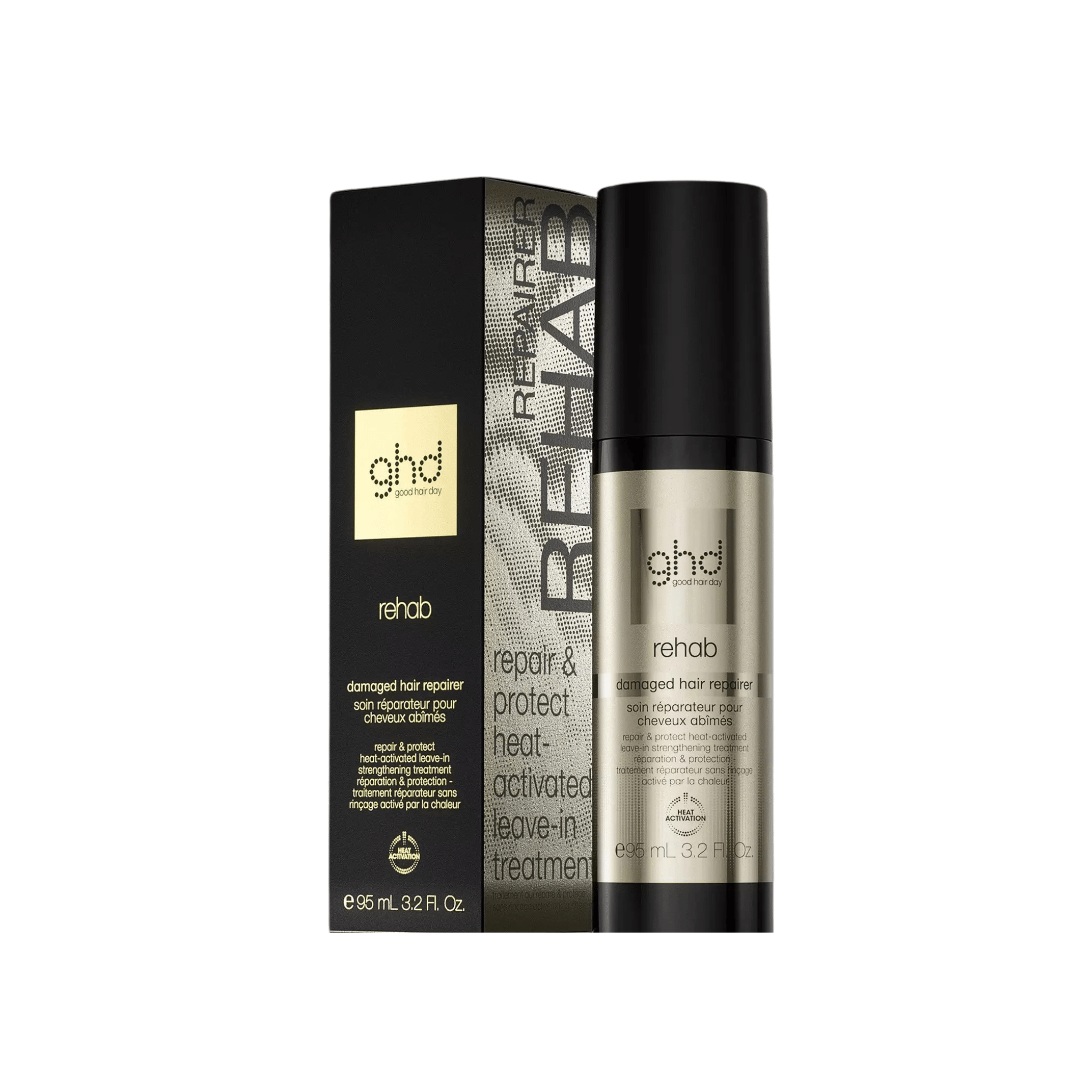 GHD. Soin Réparateur Cheveux Abîmés Rehab - 95 ml - Concept C. Shop