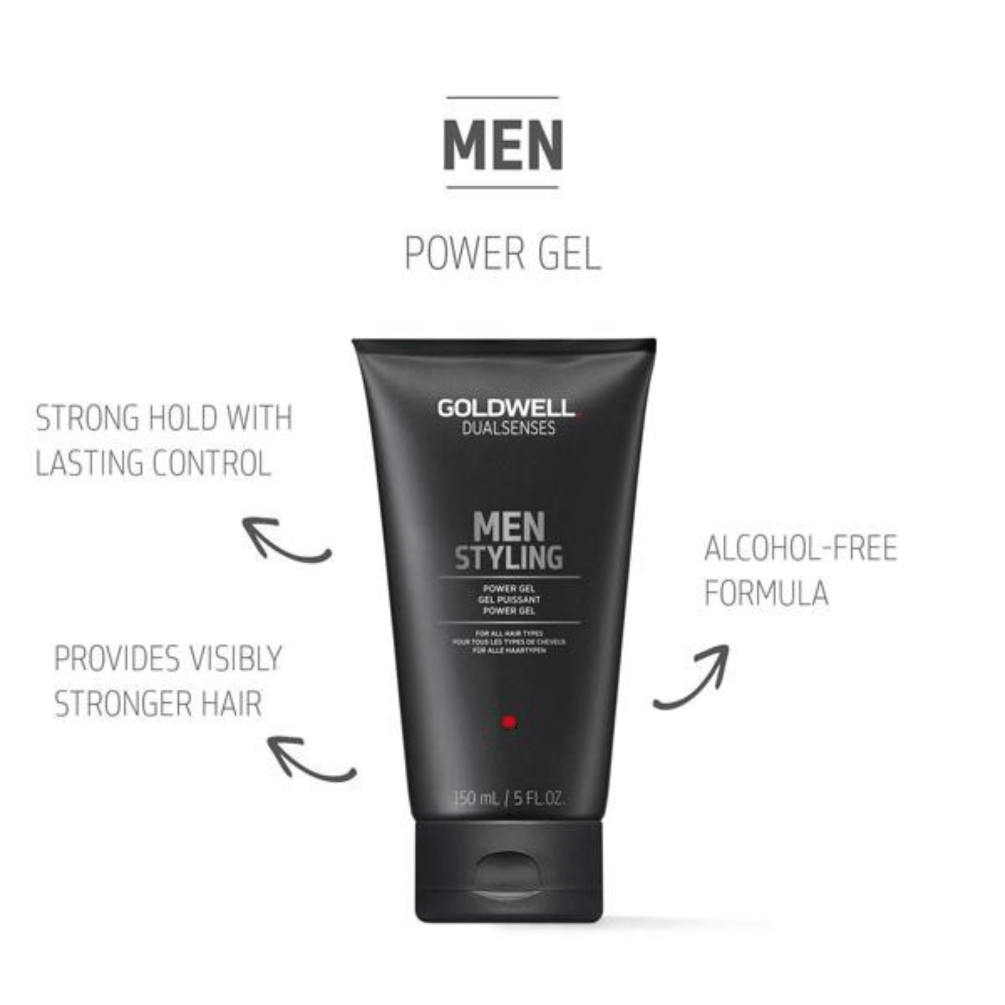 Goldwell. Dual Senses Men Styling Gel Puissant - 150 ml - Concept C. Shop