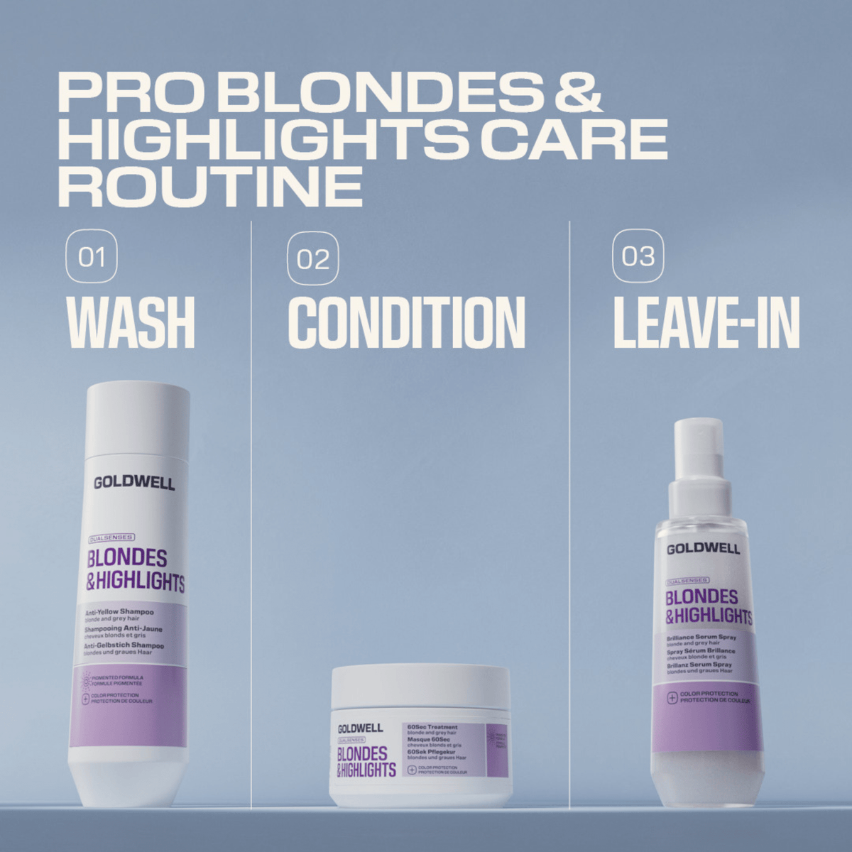 Goldwell. Masque 60 Secondes Anti-Jaune Blondes & Highlights - 200 ml - Concept C. Shop