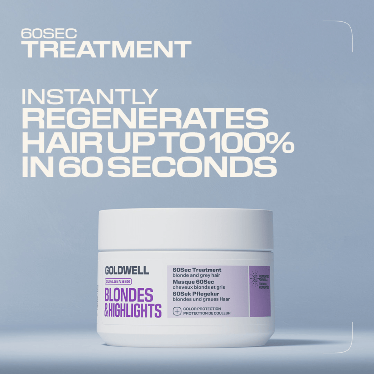Goldwell. Masque 60 Secondes Anti-Jaune Blondes & Highlights - 200 ml - Concept C. Shop