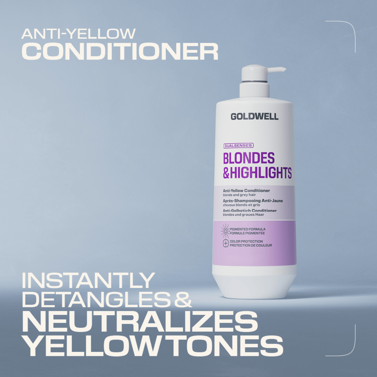 Goldwell. Revitalisant Anti-Jaune Blondes & Highlights - 1000 ml - Concept C. Shop