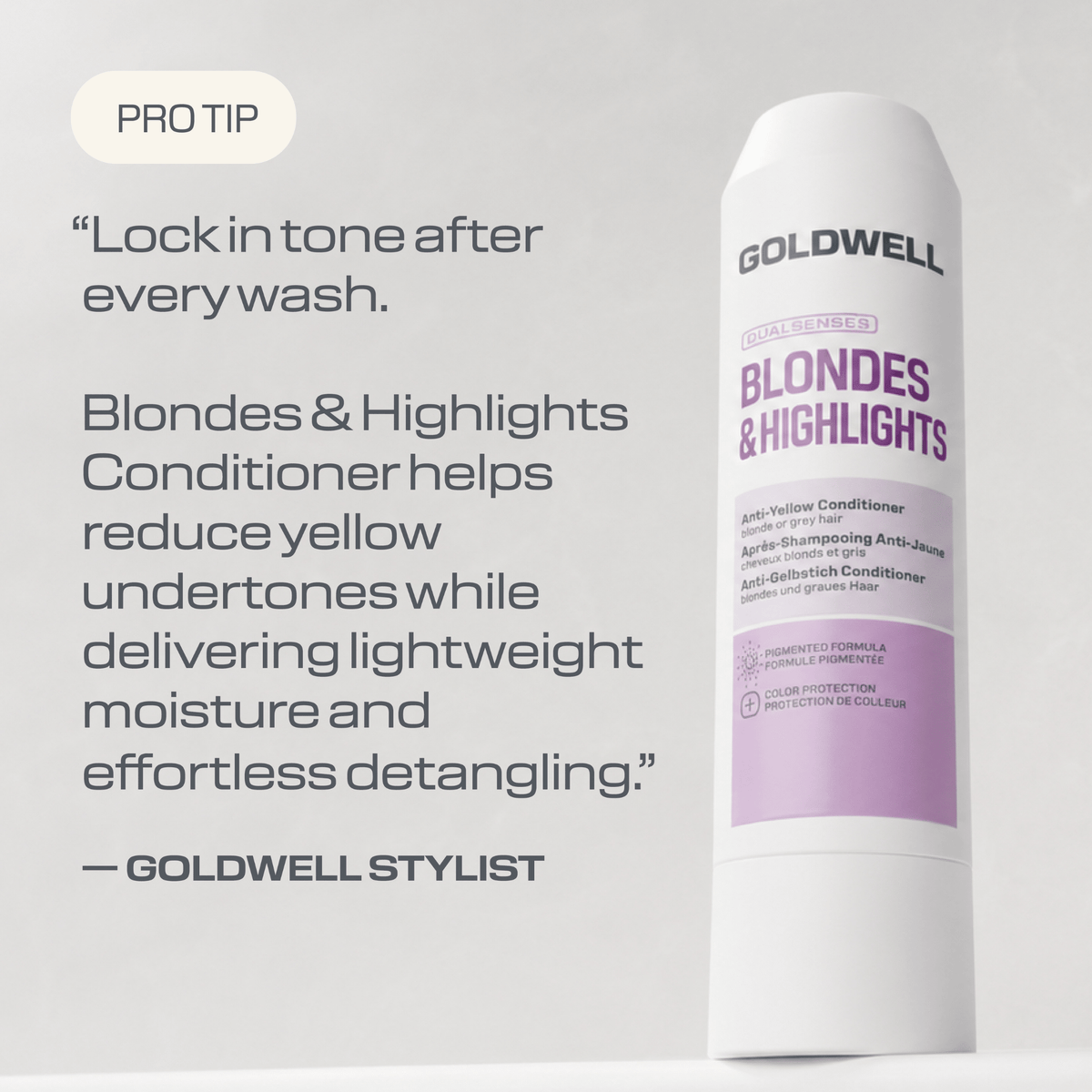 Goldwell. Revitalisant Anti-Jaune Blondes & Highlights - 300 ml - Concept C. Shop