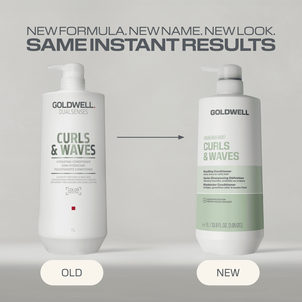 Goldwell. Revitalisant Définition Cheveux Bouclés Et Ondulés Curls & Waves - 1000 ml - Concept C. Shop