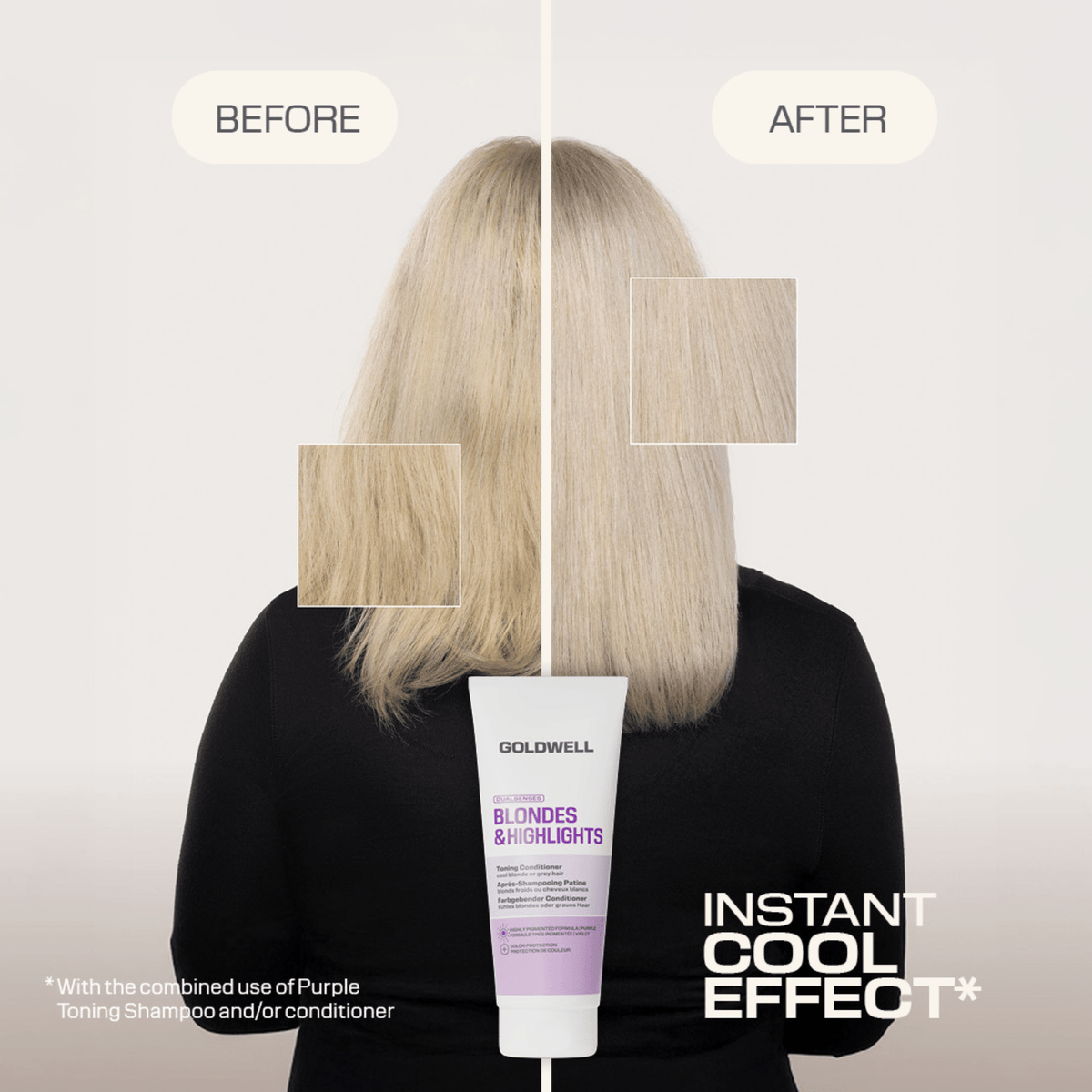 Goldwell. Revitalisant Violet Platine Blondes & Highlights - 200 ml - Concept C. Shop