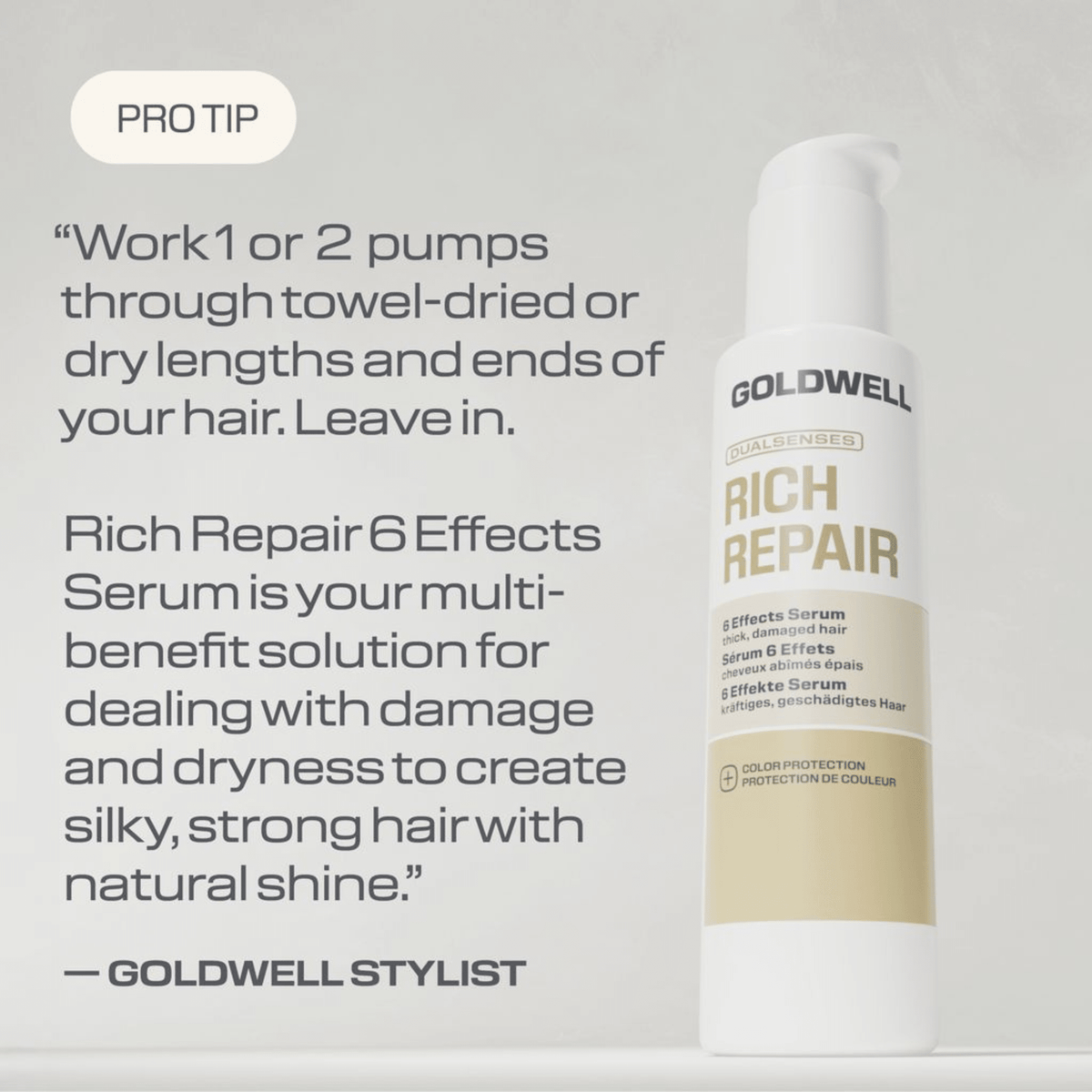 Goldwell. Sérum 6 Effets Rich Repair - 100 ml - Concept C. Shop