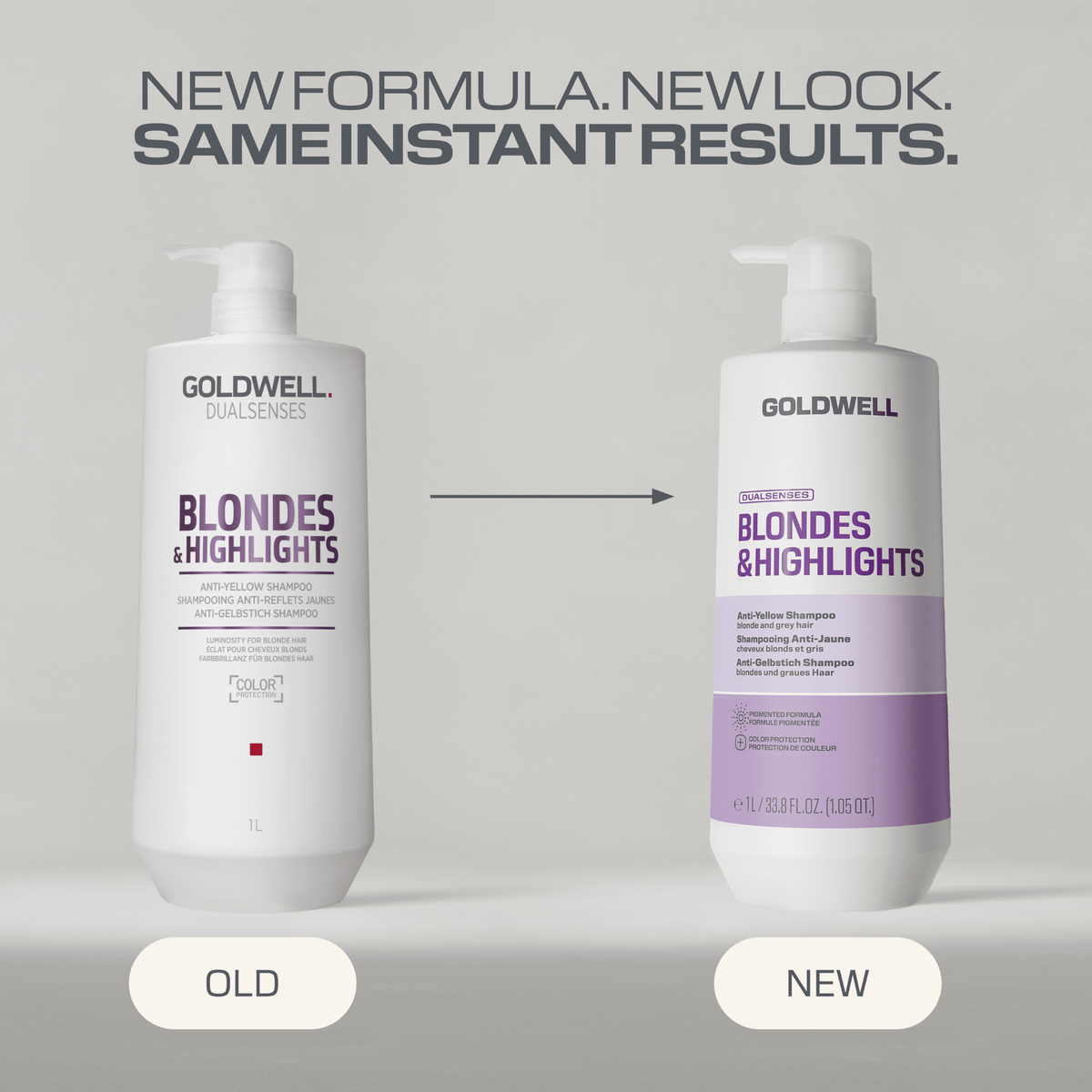 Goldwell. Shampoing Anti-Jaune Blondes & Highlights - 1000 ml - Concept C. Shop
