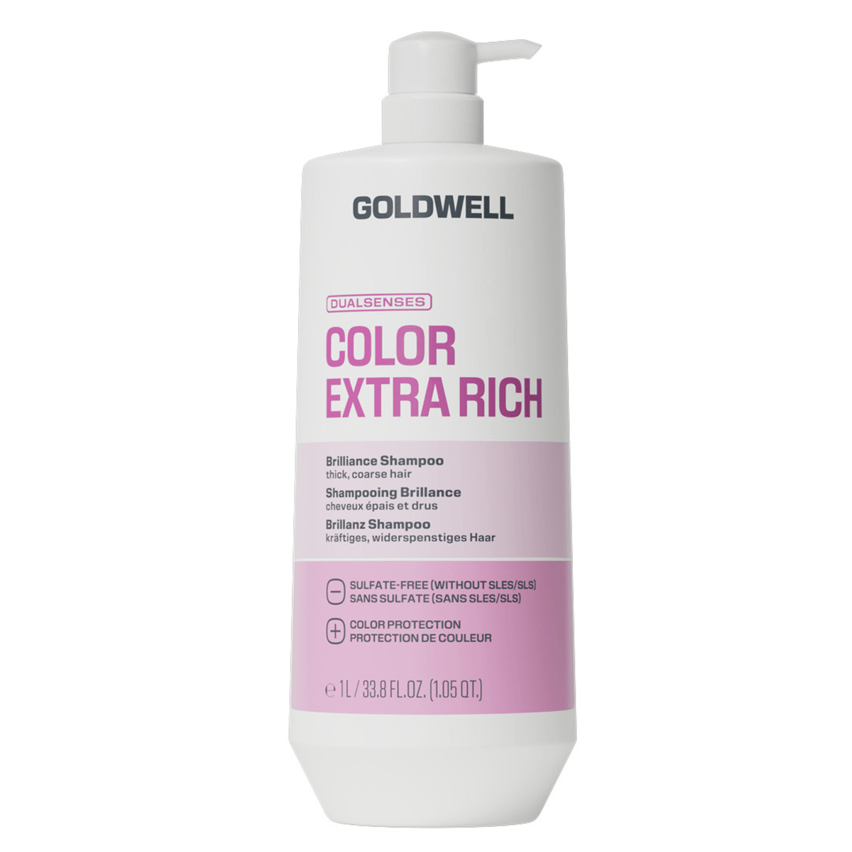 Goldwell. Shampoing Brillance Cheveux Épais Color Extra Rich - 1000 ml - Concept C. Shop