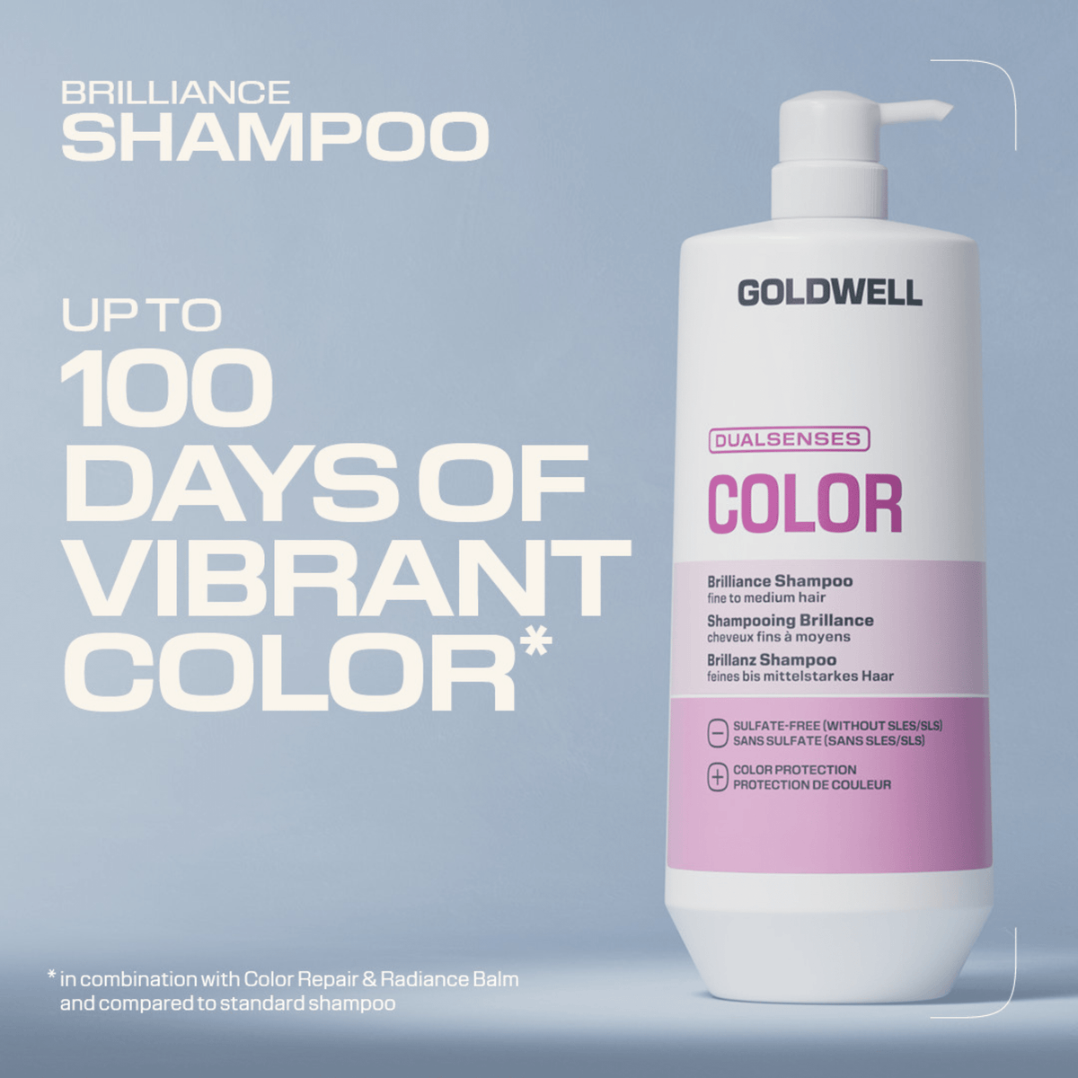 Goldwell. Shampoing Brillance Color - 1000 ml - Concept C. Shop