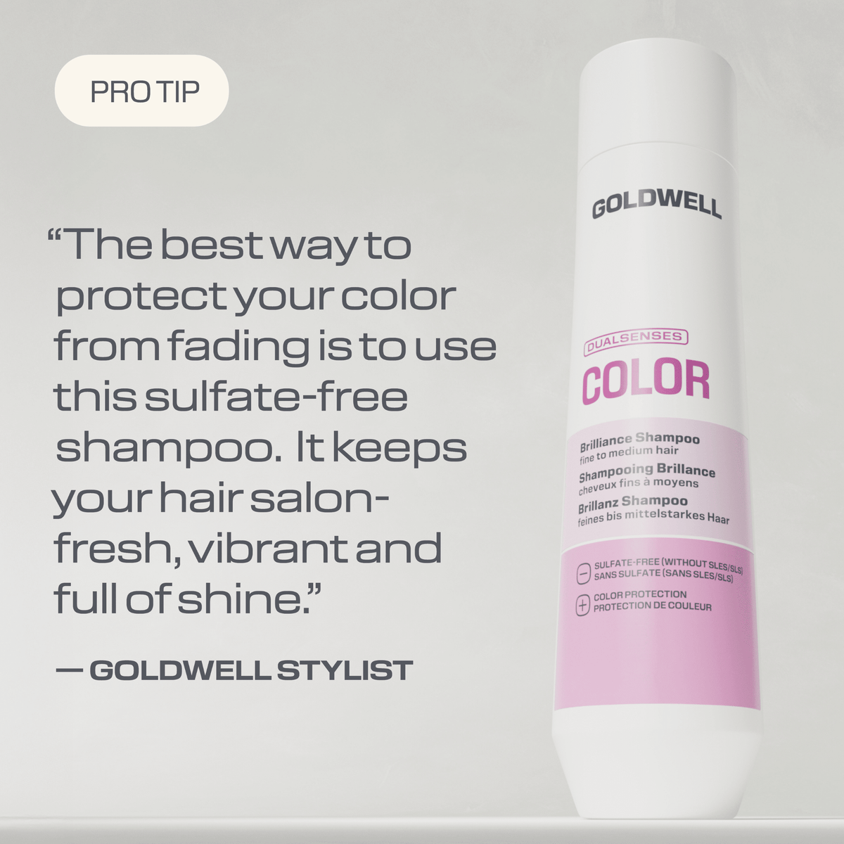 Goldwell. Shampoing Brillance Color - 300 ml - Concept C. Shop