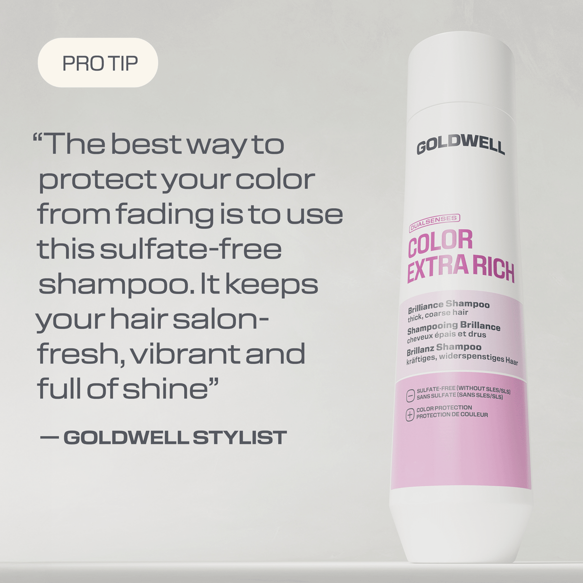 Goldwell. Shampoing Brillance Color Extra Rich - 300 ml - Concept C. Shop