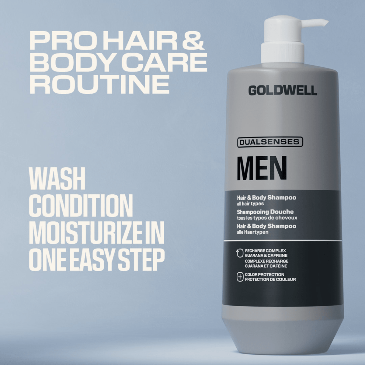 Goldwell. Shampoing Cheveux Et Corps Men - 1000 ml - Concept C. Shop