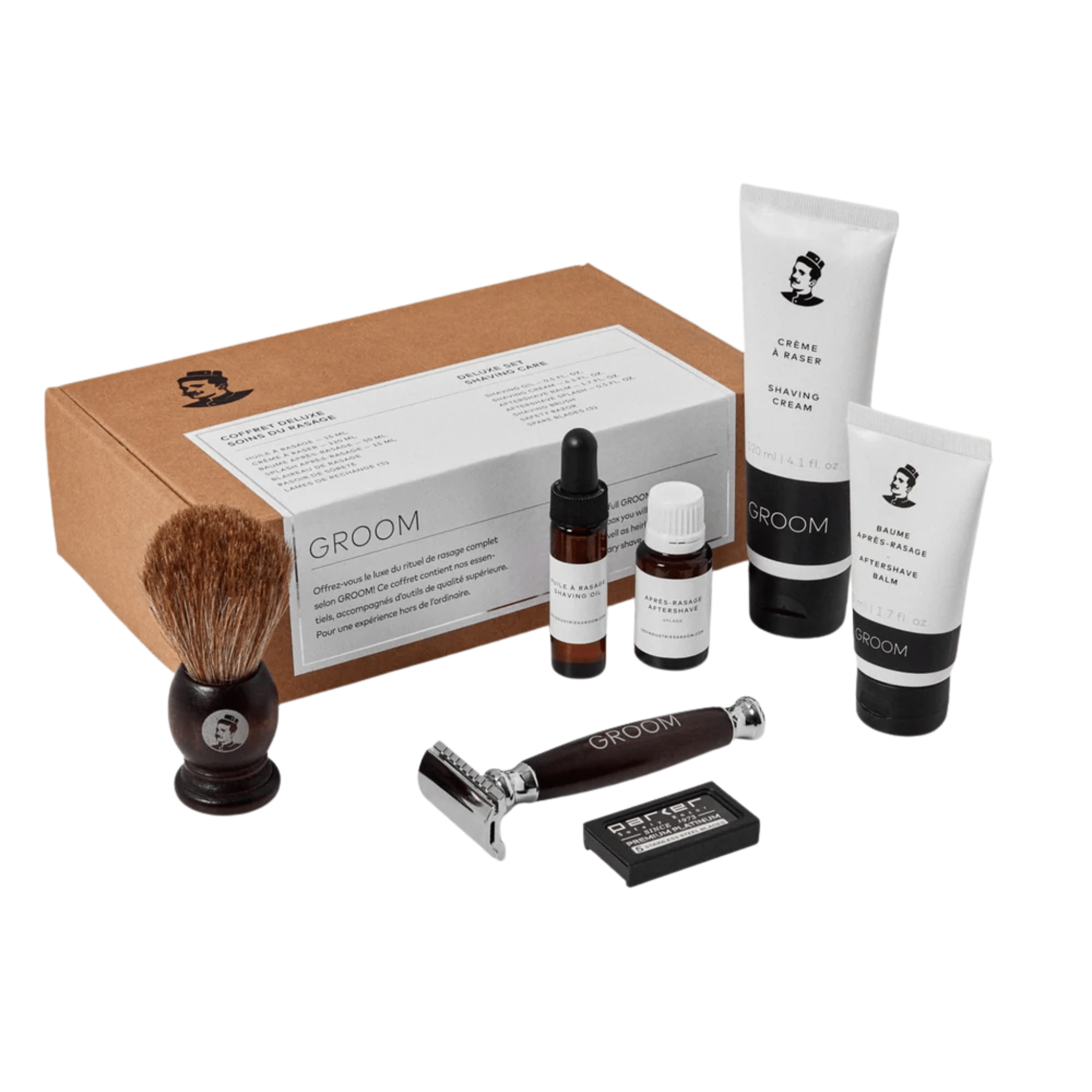 Groom. Coffret Deluxe - Soins du Rasage - Concept C. Shop