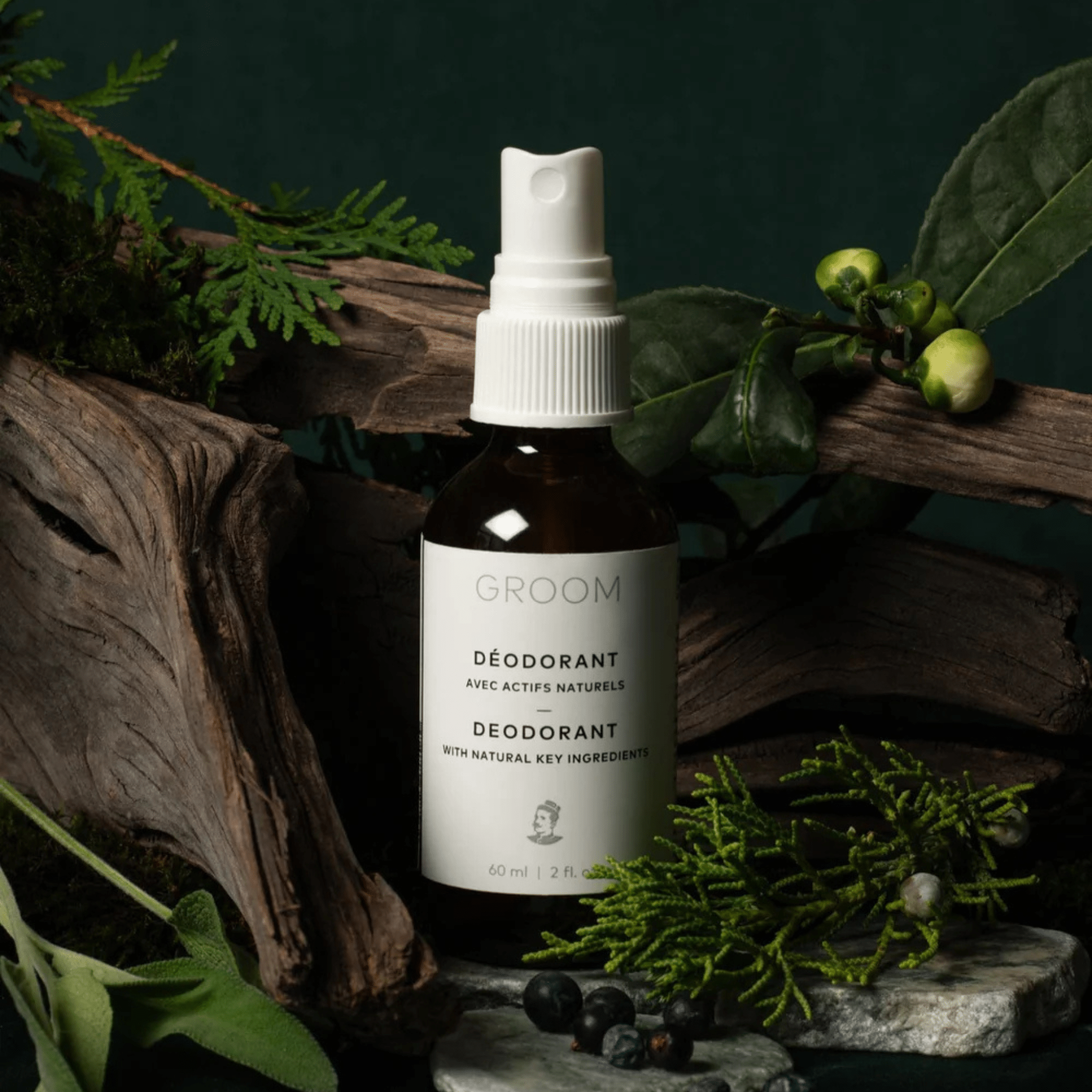 Groom. Déodorant en Vaporisateur - 60 ml - Concept C. Shop