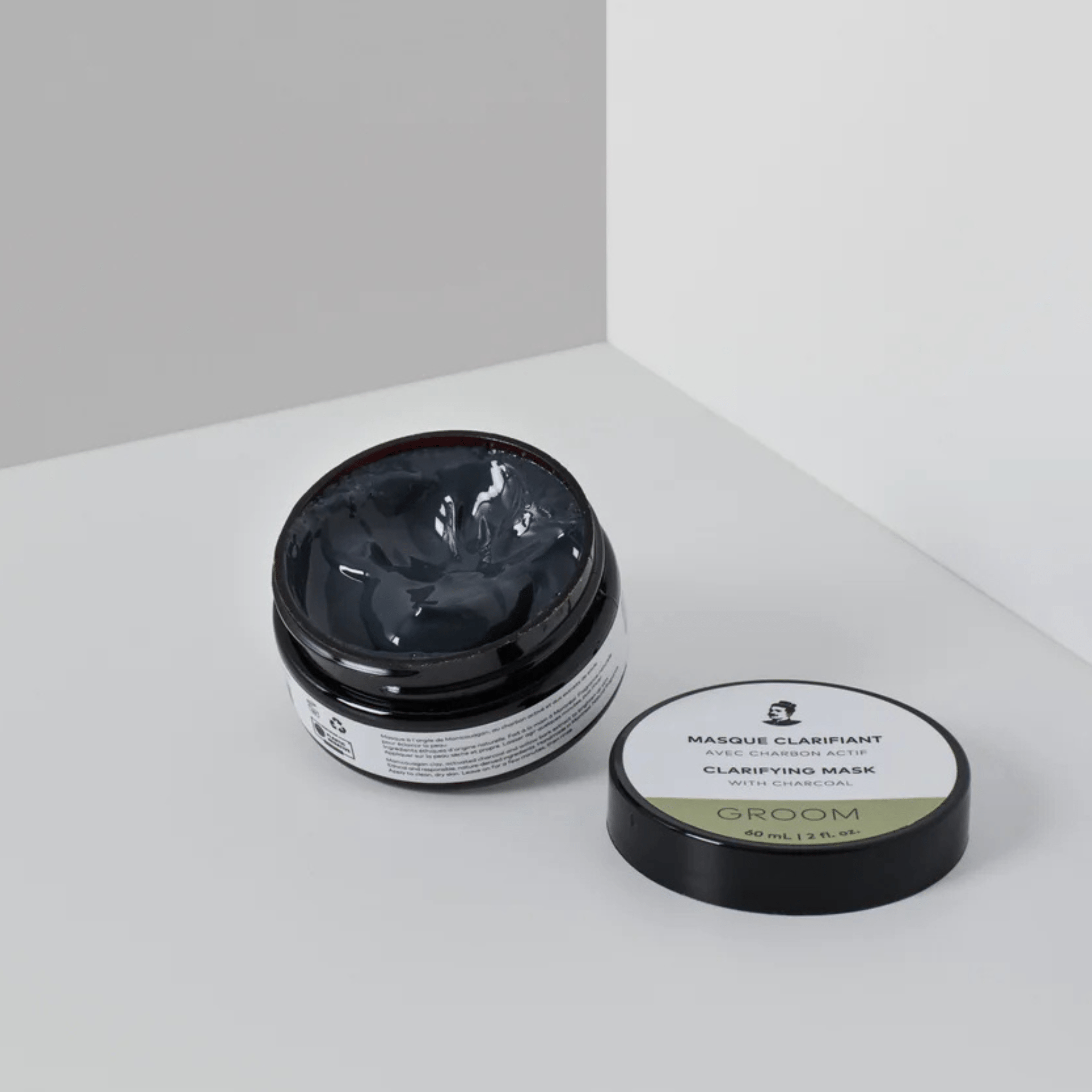 Groom. Masque Clarifiant avec Charbon Actif - 60 ml - Concept C. Shop