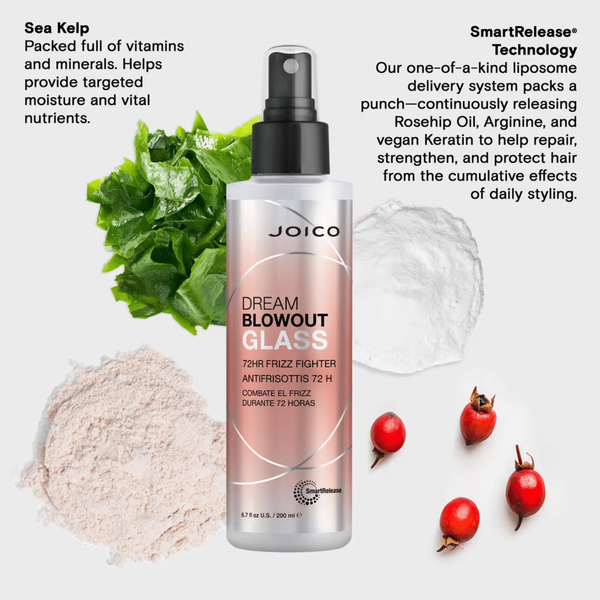 Joico. Sérum Anti - Frisottis 72H Dream Blowout Glass - 200 ml - Concept C. Shop