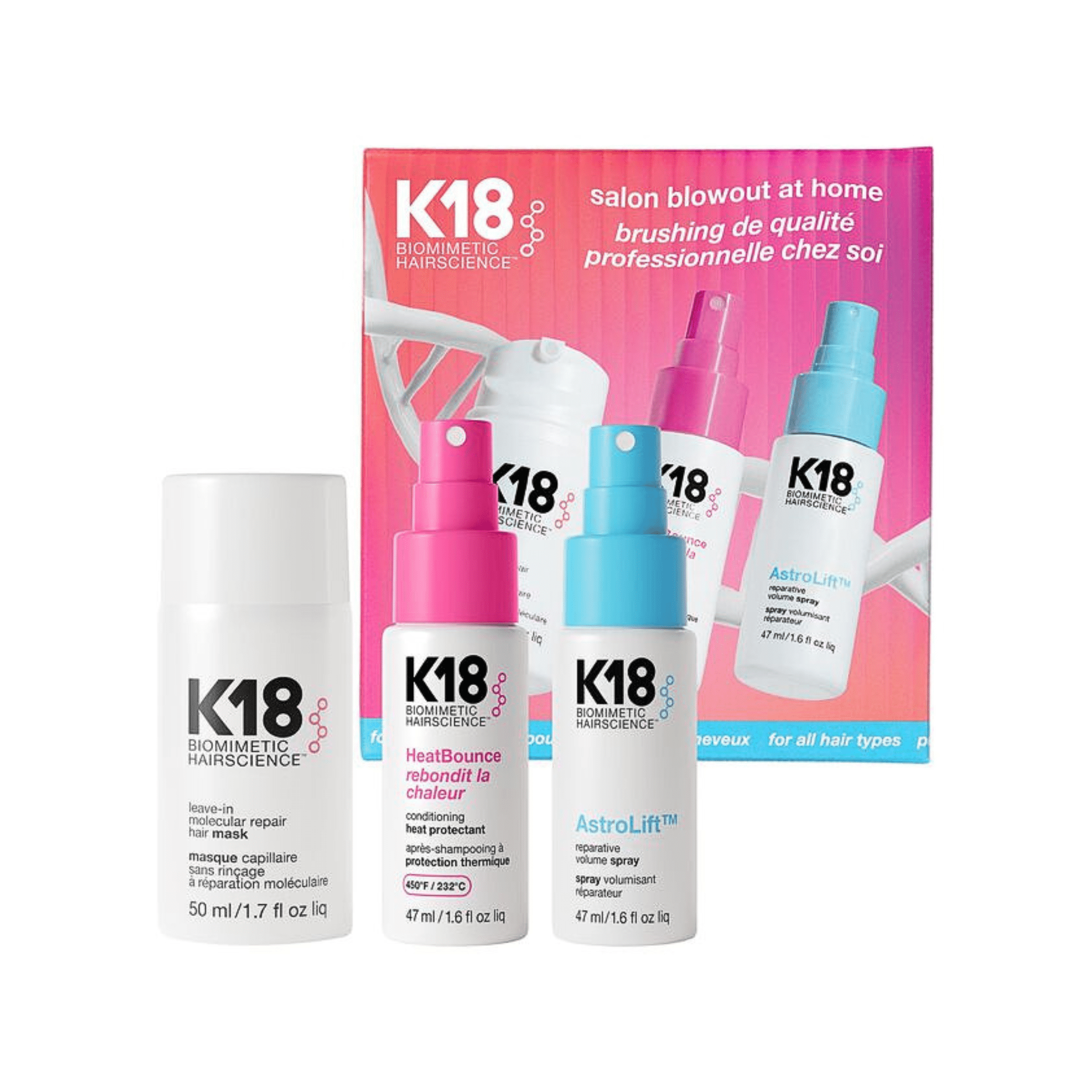 K18. Coffret De Printemps - Brushing De Qualité Chez Soi - Concept C. Shop