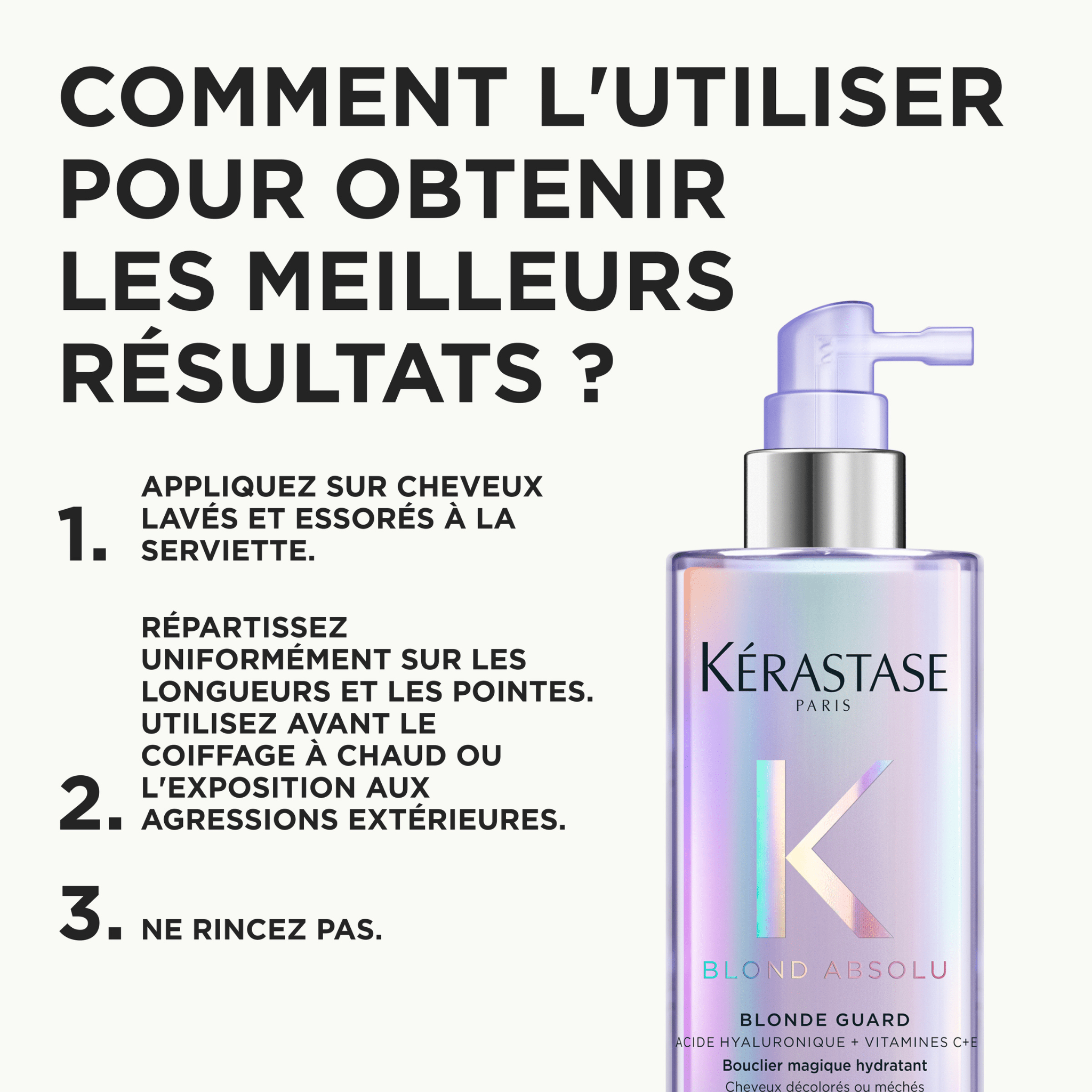 Kérastase. Blond Absolu Bouclier Magique Hydratant Blonde Guard - 190 ml - Concept C. Shop