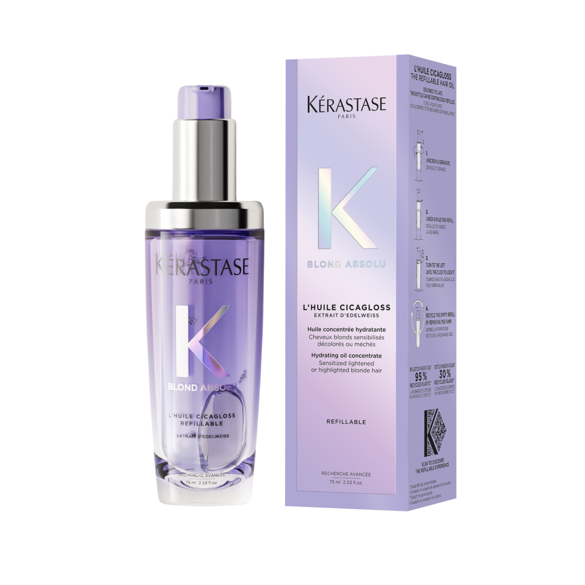 Kérastase. Blond Absolu Huile Cicagloss - 75 ml - Concept C. Shop