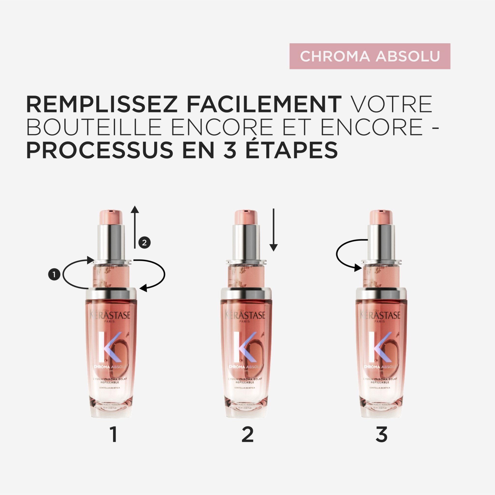 Kérastase. Chroma Absolu Huile Chroma Éclat Recharge - 75 ml - Concept C. Shop