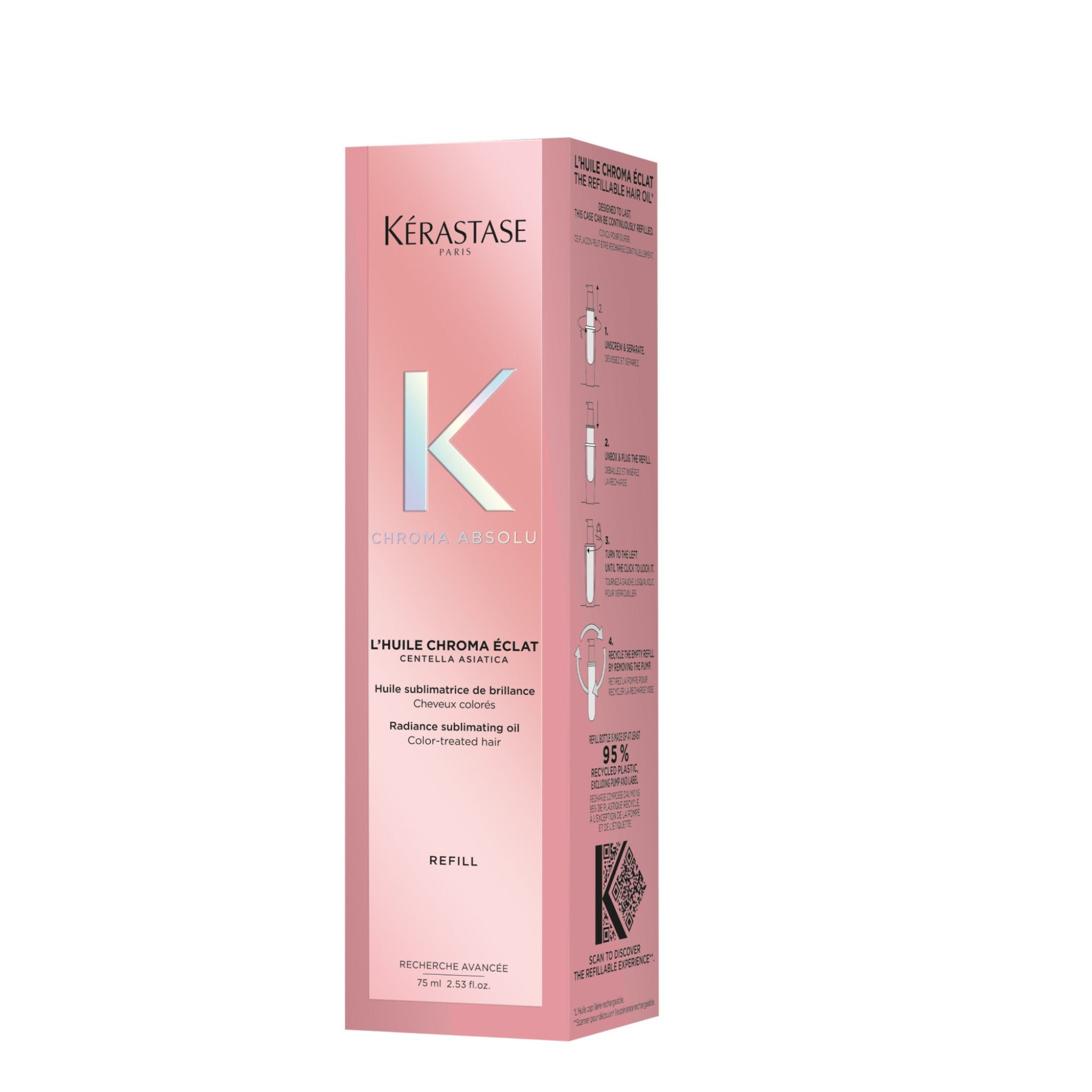 Kérastase. Chroma Absolu Huile Chroma Éclat Recharge - 75 ml - Concept C. Shop