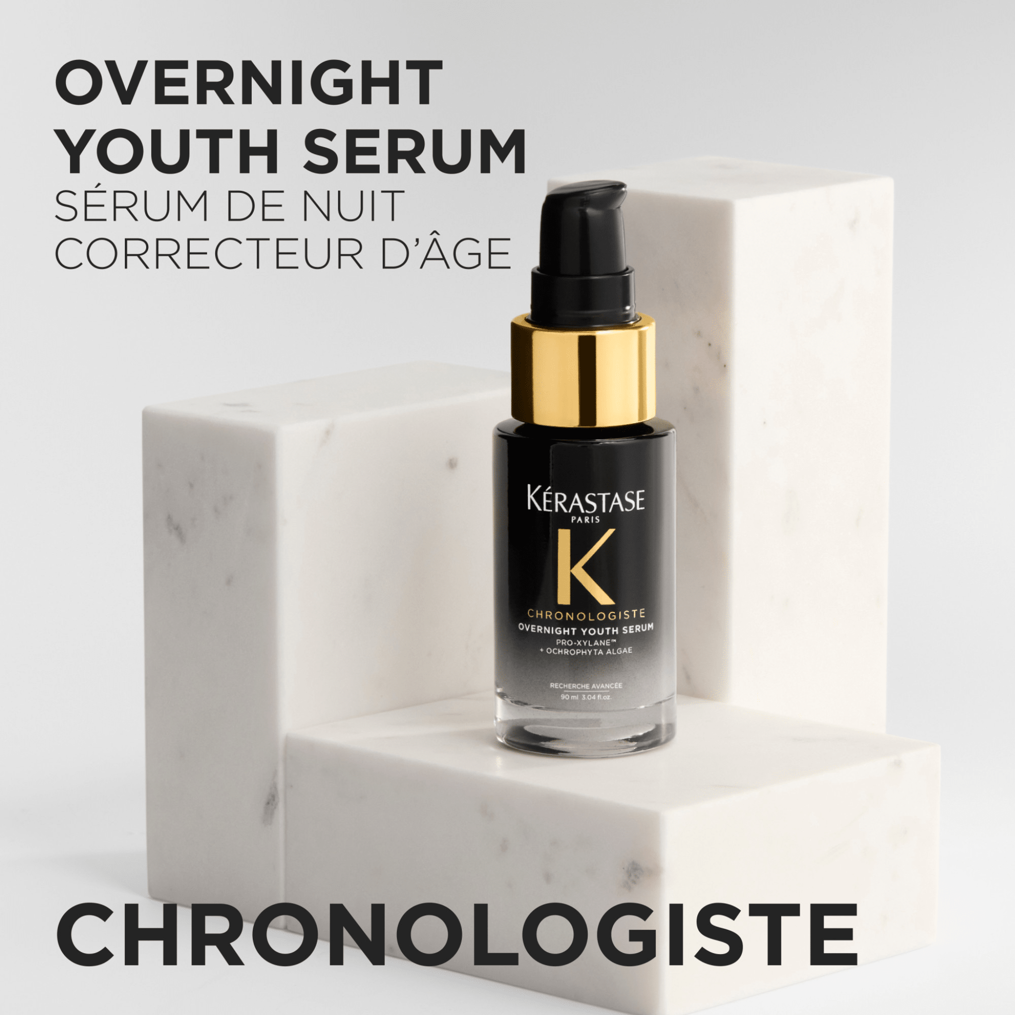 Kérastase. Chronologiste Sérum De Nuit Rajeunissant Format Voyage - 30 ml - Concept C. Shop