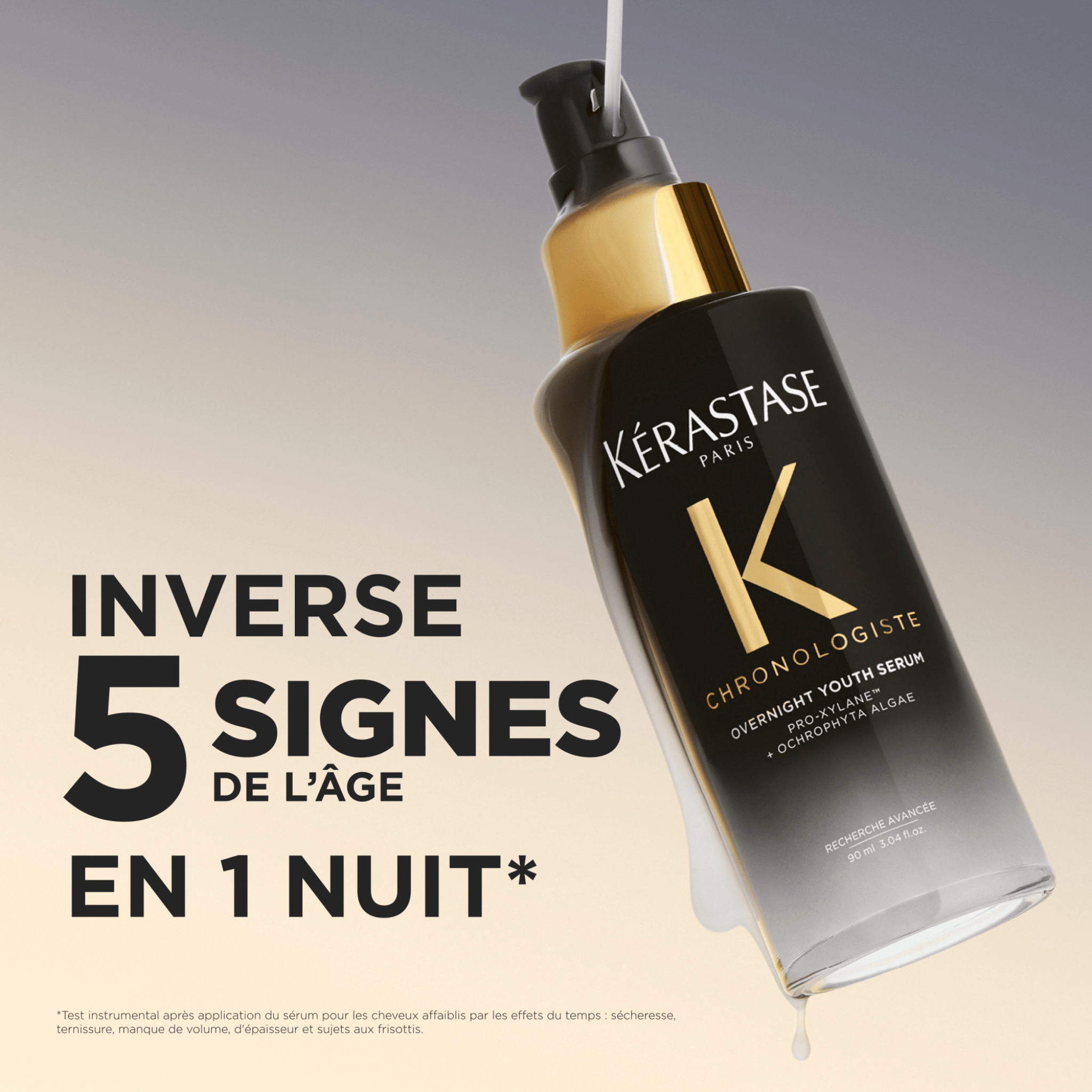 Kérastase. Chronologiste Sérum De Nuit Rajeunissant Format Voyage - 30 ml - Concept C. Shop