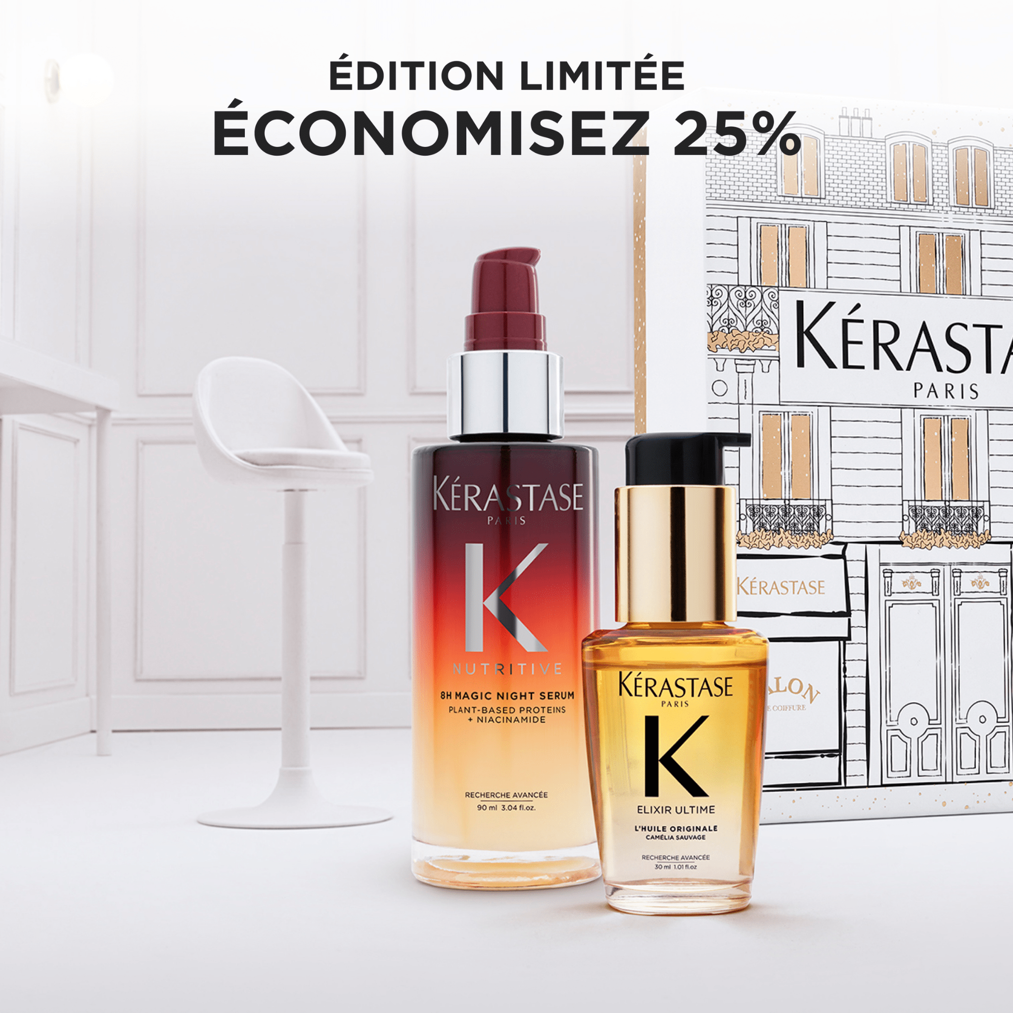 Kérastase. Coffret Découverte - Nutritive Et Elixir Ultime (Lancement 15 Septembre 2025) - Concept C. Shop