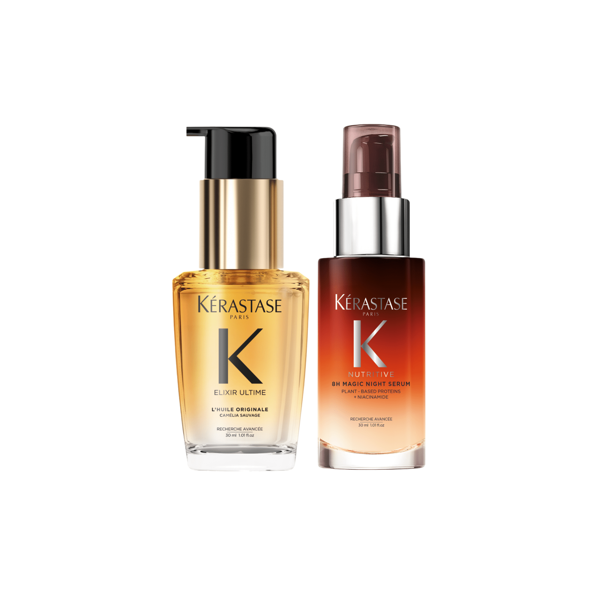 Kérastase. Coffret Du Printemps - Duo Elixir Ultime et Nuit 8H Magic - 30 ml - Concept C. Shop