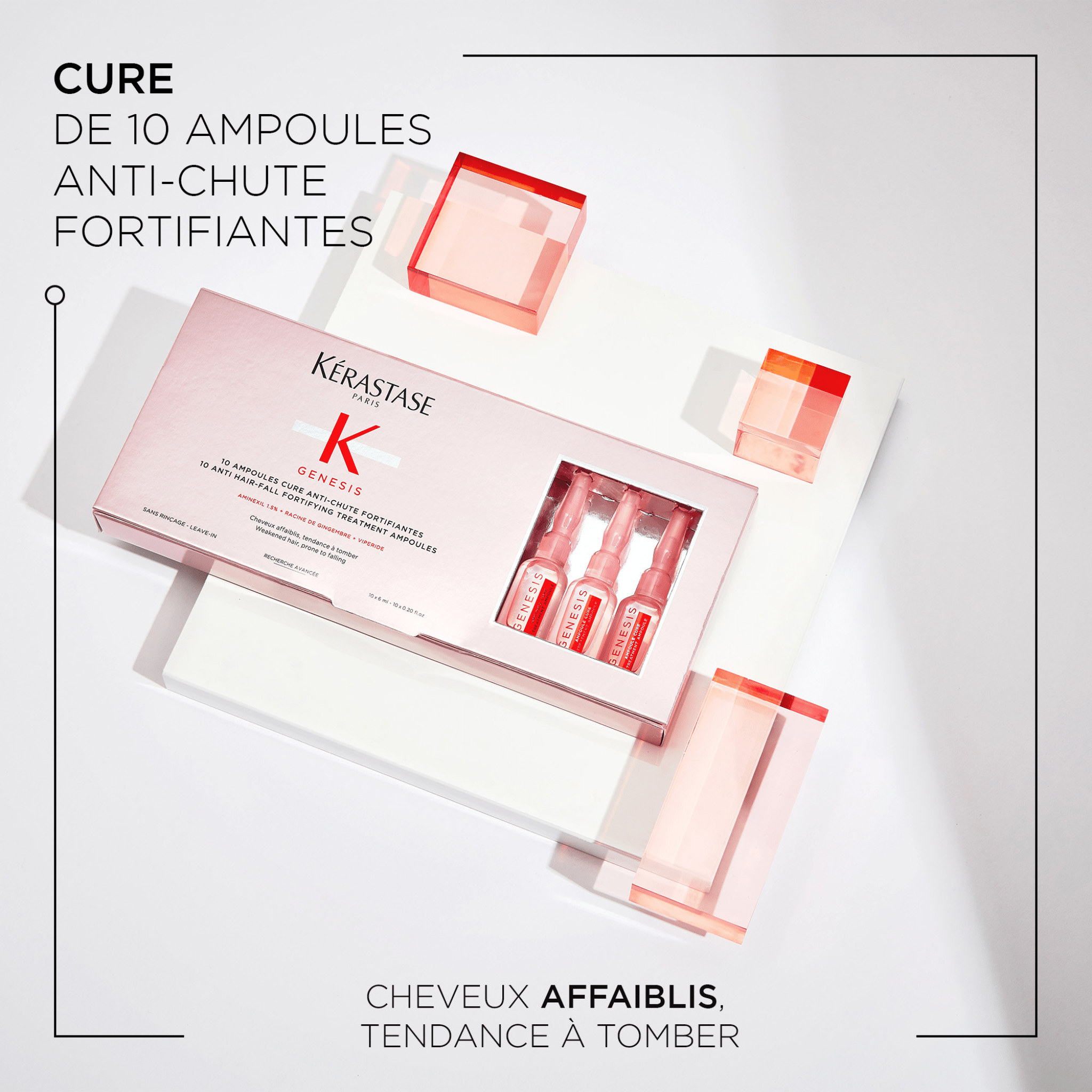 Kérastase. Genesis Ampoules Cure Anti - Casse Fortifiantes - 10 x 6 ml - Concept C. Shop
