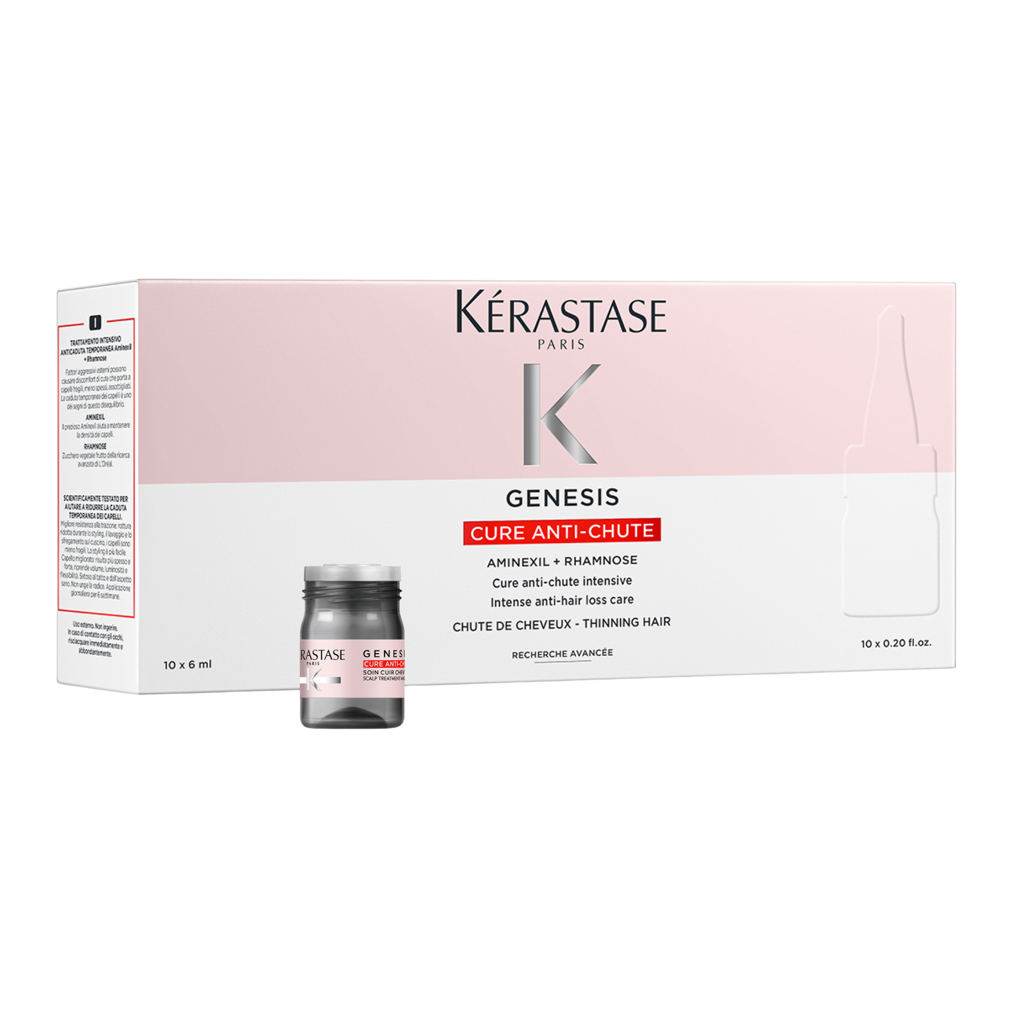 Kérastase. Genesis Cure Épaississante pour Cheveux Clairsemés - 10 X 6 ml (Lancement 1er décembre) - Concept C. Shop