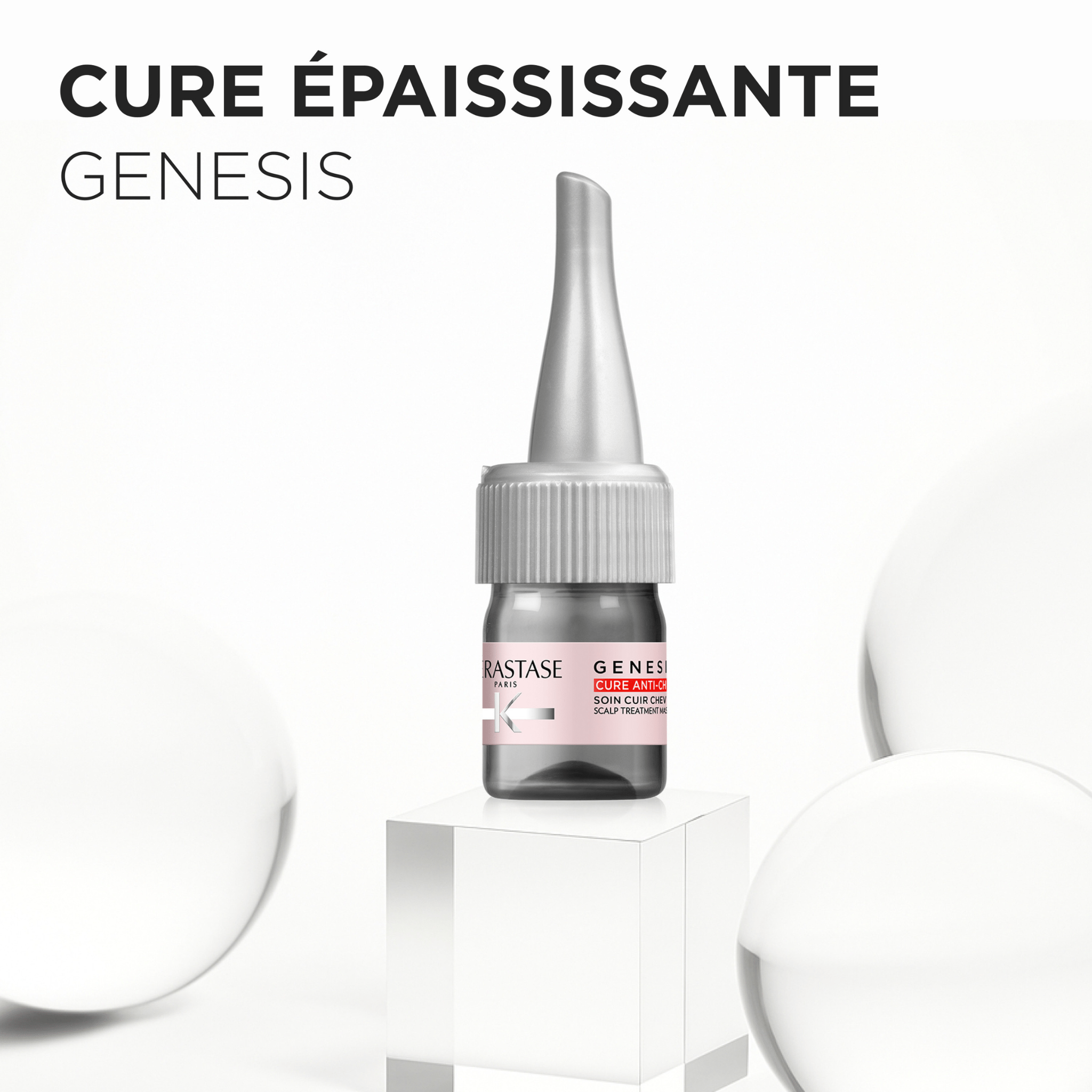 Kérastase. Genesis Cure Épaississante pour Cheveux Clairsemés - 10 X 6 ml (Lancement 1er décembre) - Concept C. Shop