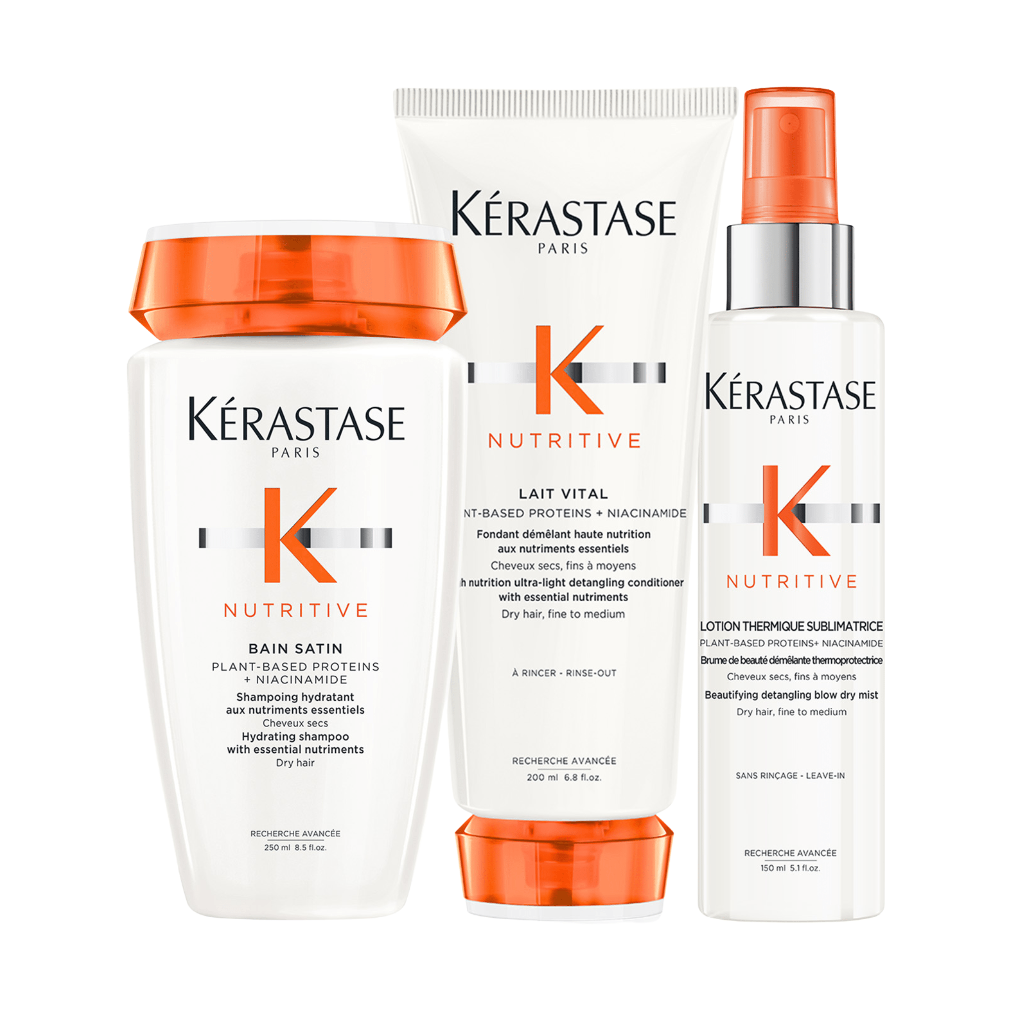 Kérastase. Nutritive Routine Hydratante pour Cheveux Fins à Moyens - Concept C. Shop
