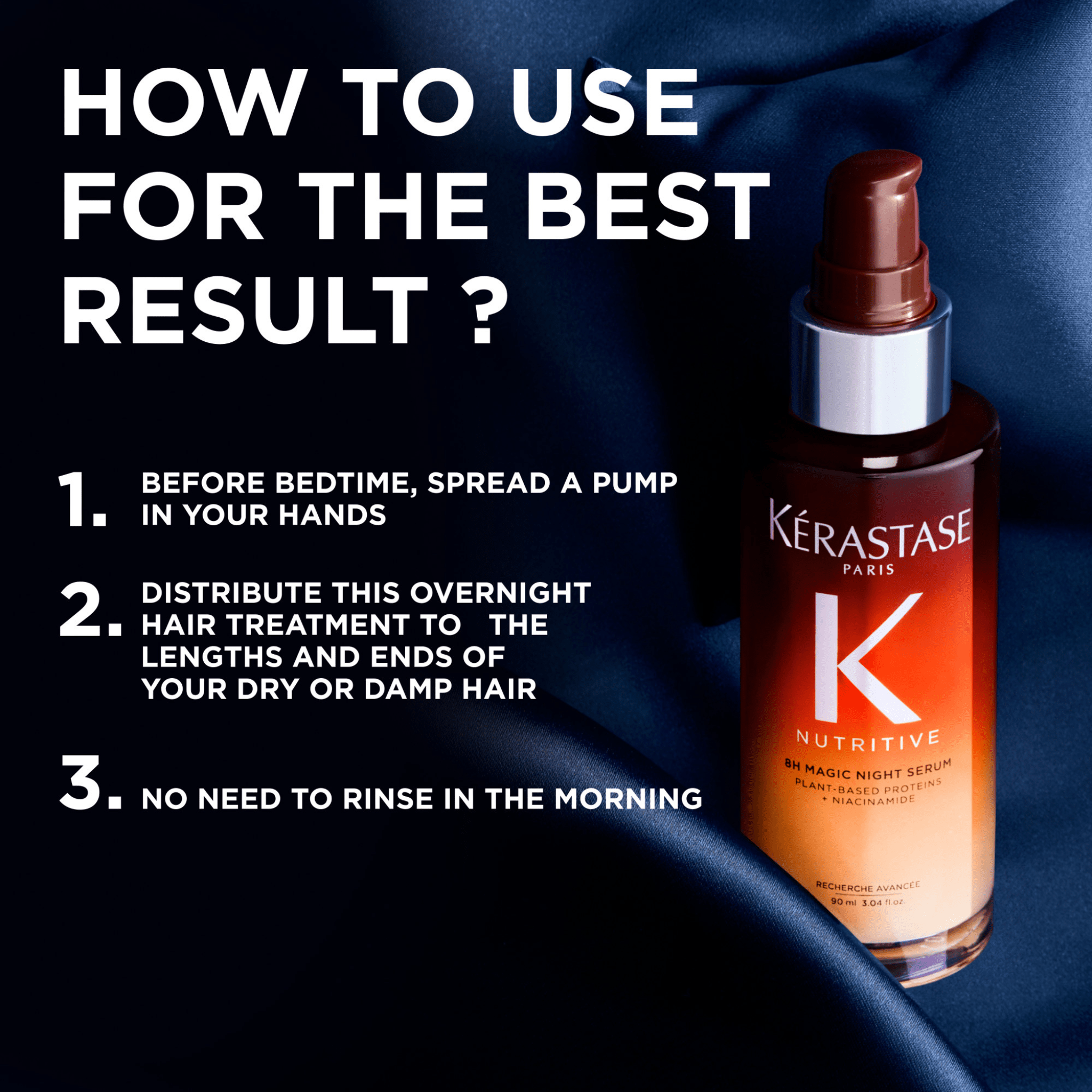 Kérastase. Nutritive Sérum de Nuit 8h Magic - 90 ml - Concept C. Shop