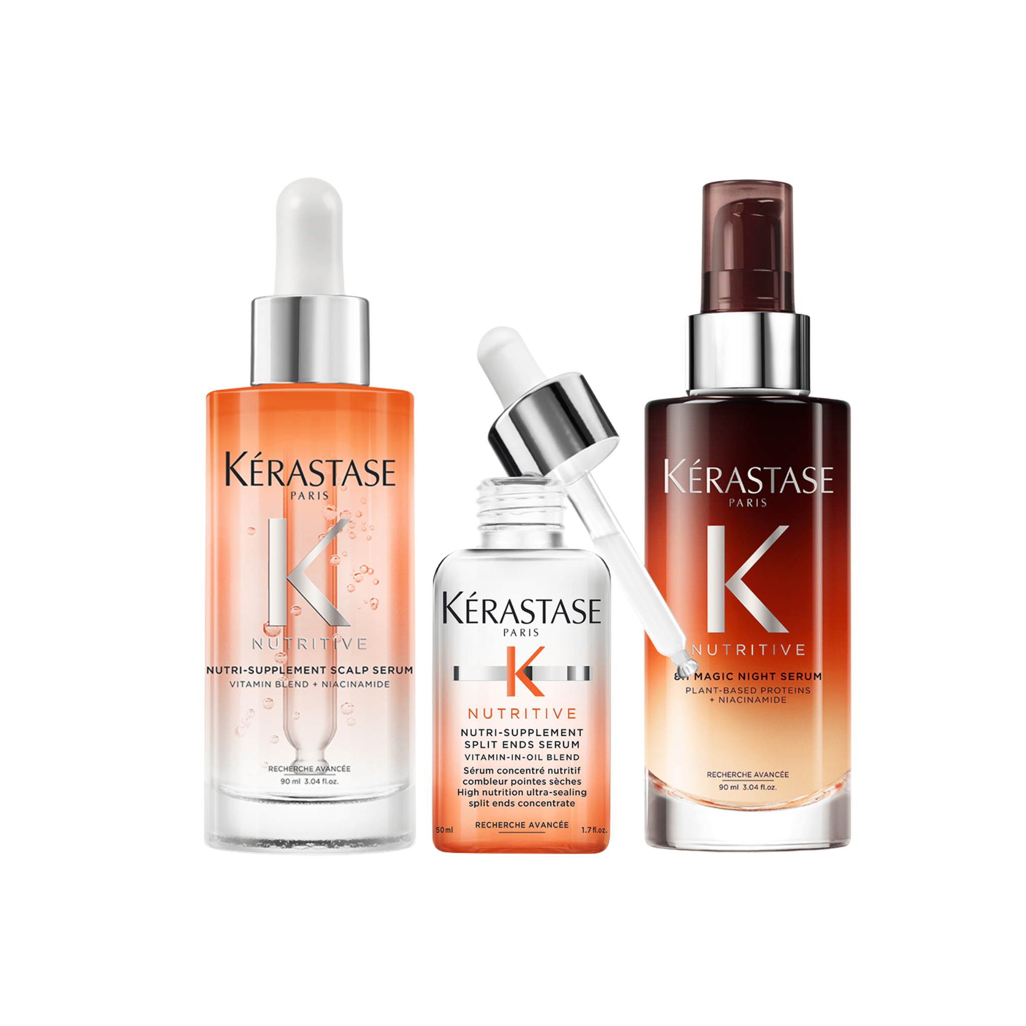 Kérastase. Nutritive Trio de Super Sérums pour Cheveux Secs - Concept C. Shop