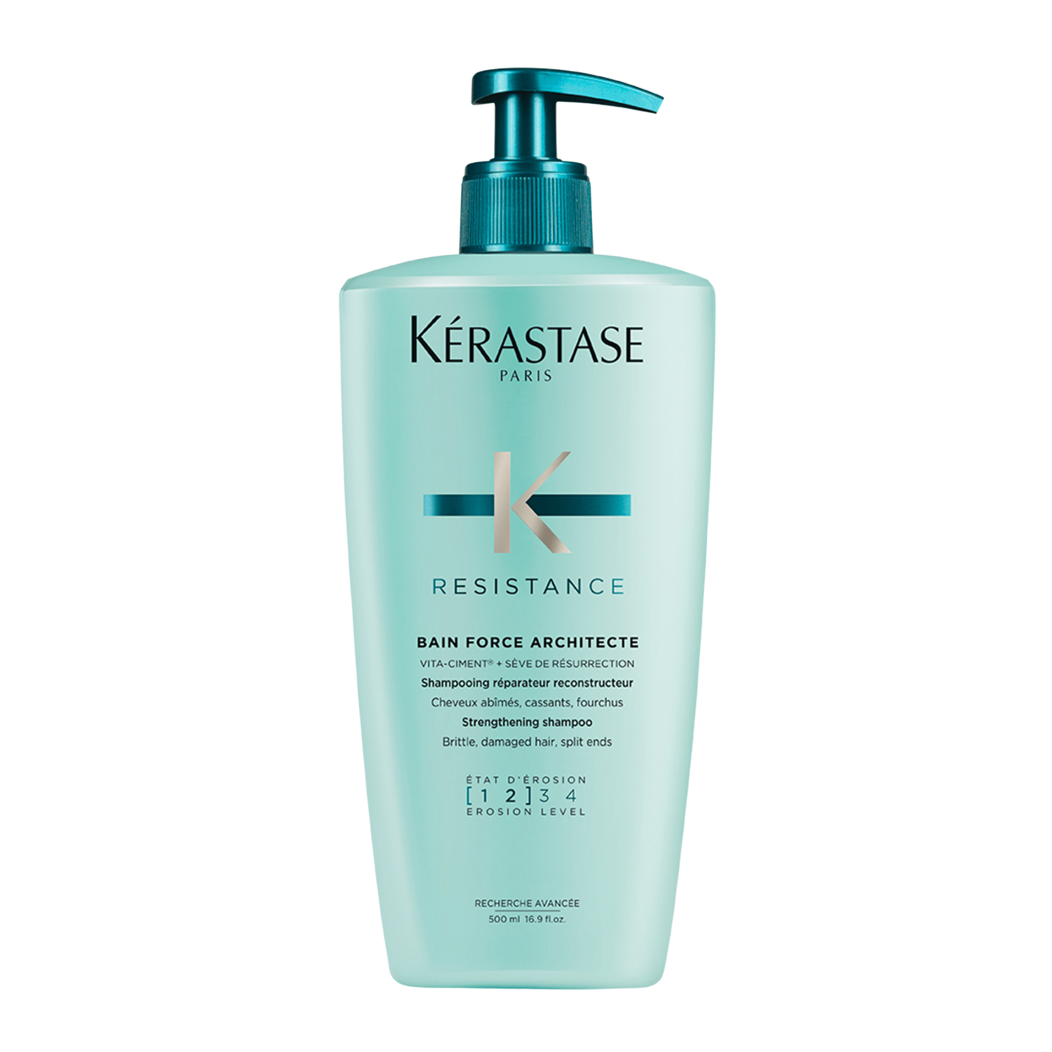 Kérastase. Resistance Shampoing Bain Force Architecte - 500 ml - Concept C. Shop