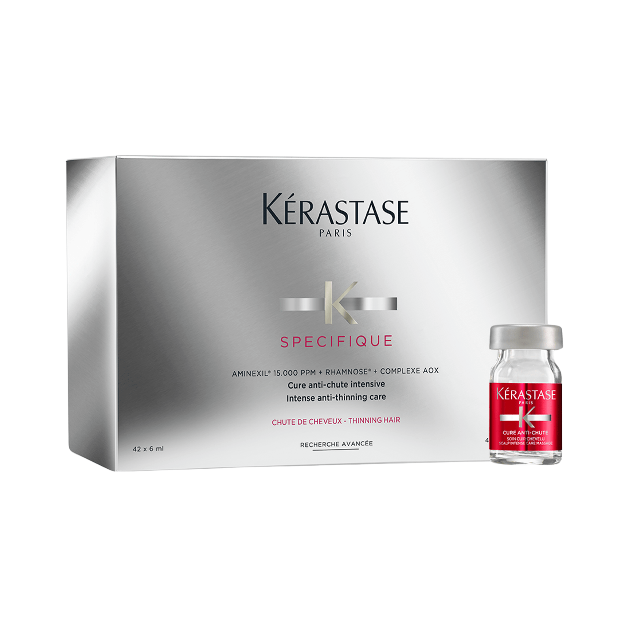 Kérastase. Spécifique Cure Anti - Chute Intensive - 10 x 6 ml - Concept C. Shop