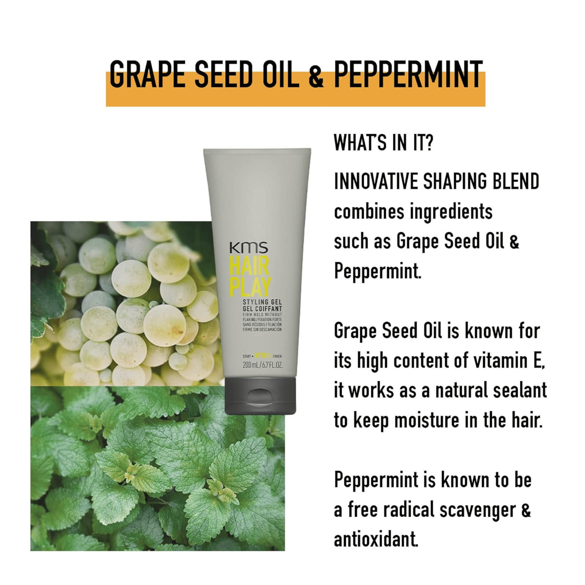 KMS. Gel Coiffant HairPlay - 200 ml - Concept C. Shop