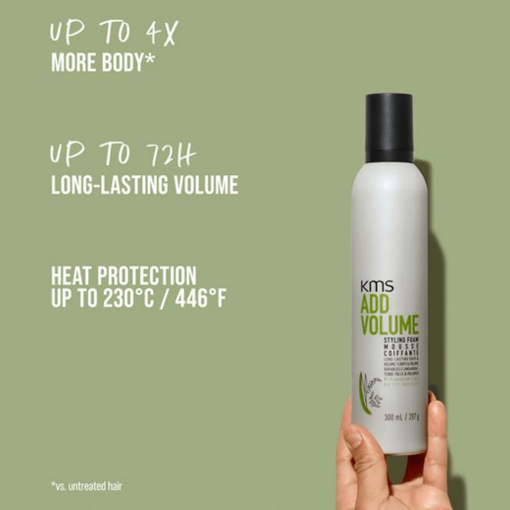 KMS. Mousse Coiffante Volumisante Add Volume - 300 ml - Concept C. Shop