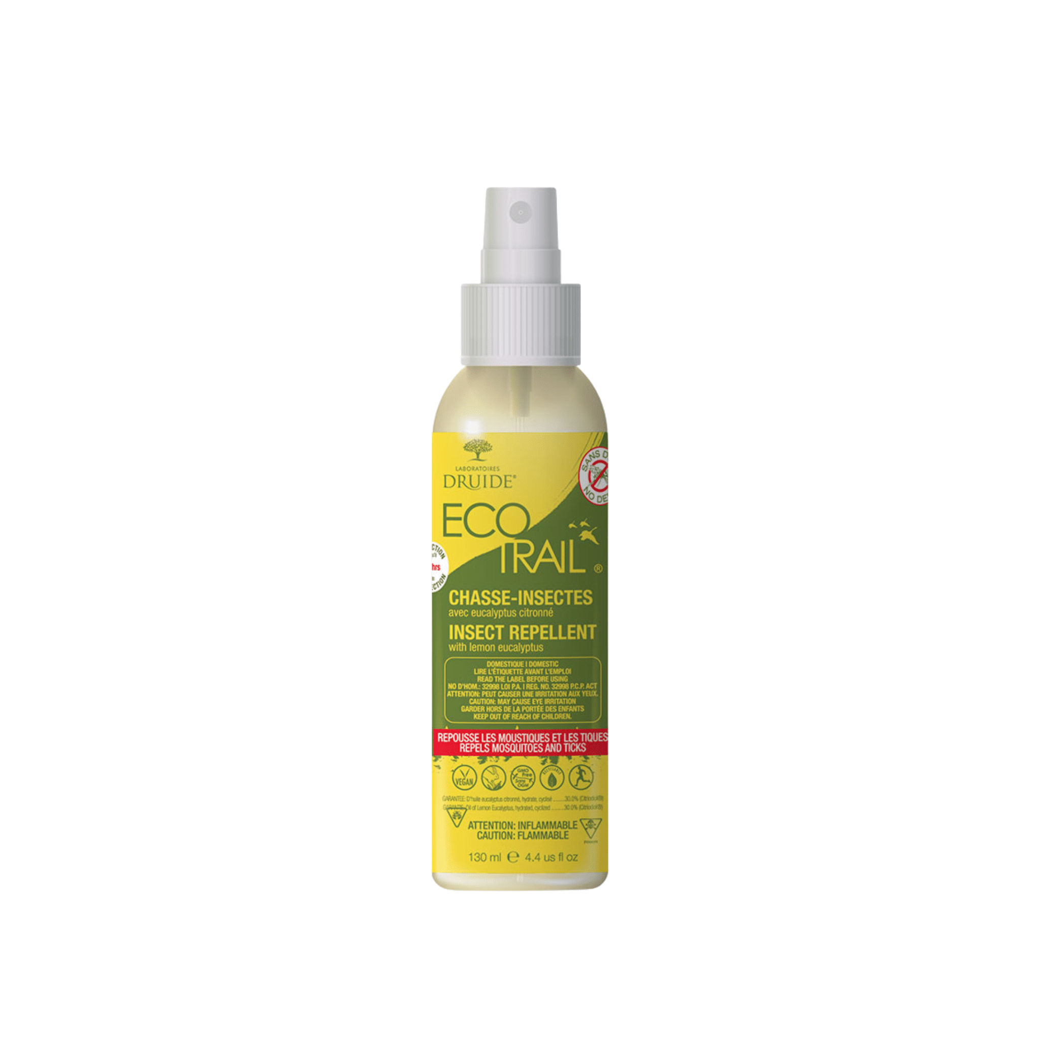 Laboratoires Druide. Chasse - Insectes avec Eucalyptus Citronné Eco Trail - 130 ml - Concept C. Shop