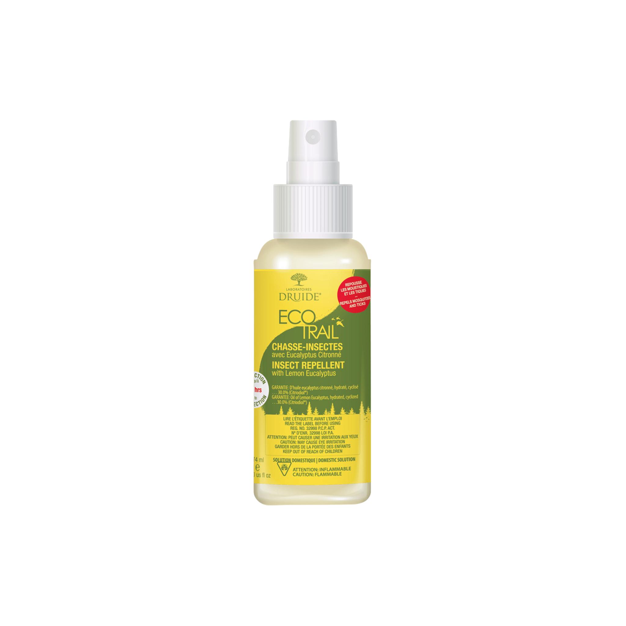 Laboratoires Druide. Chasse - Insectes avec Eucalyptus Citronné Eco Trail - 74 ml - Concept C. Shop