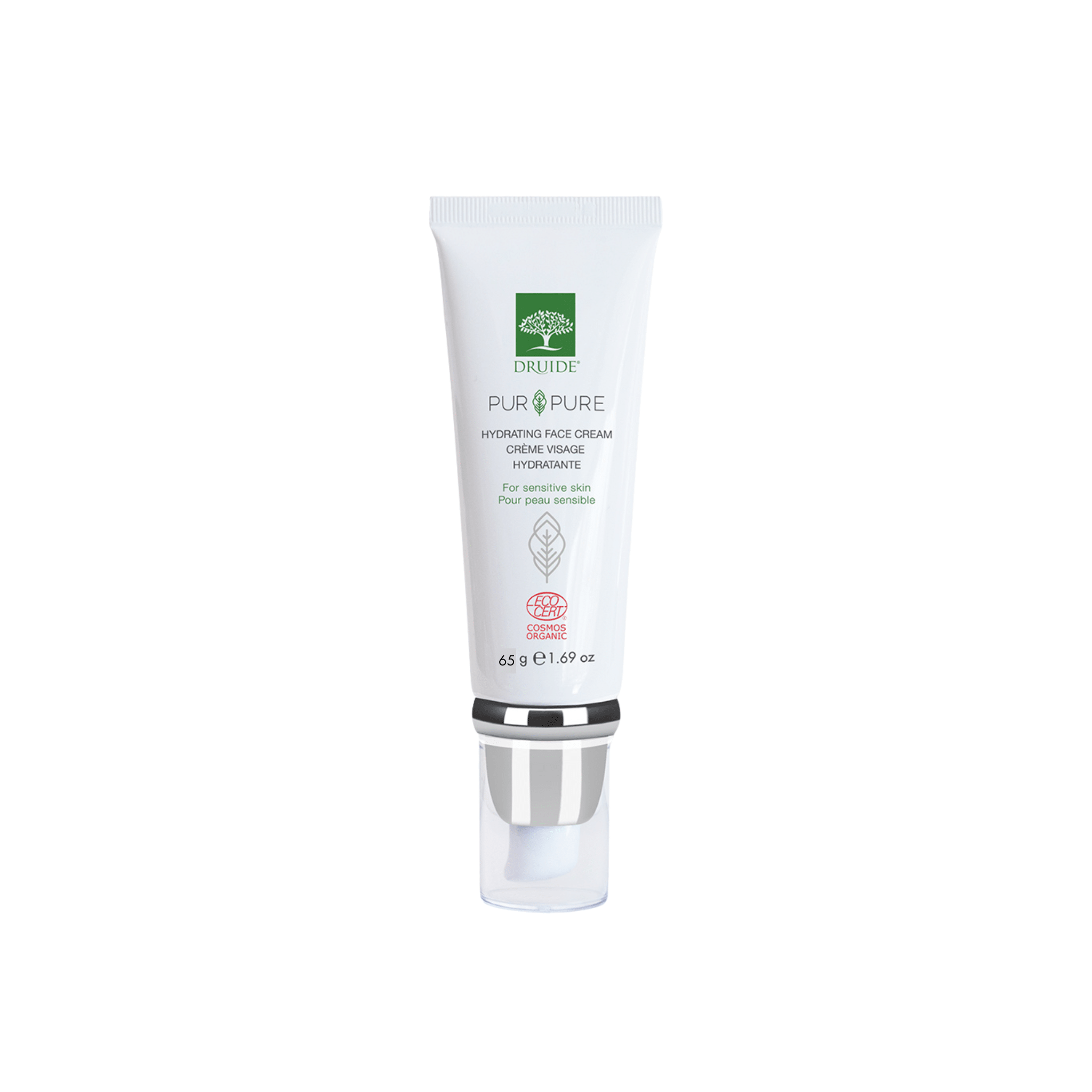 Laboratoires Druide. Crème Visage Hydratante pour Peau Sensible Pur&Pure - 65 g - Concept C. Shop