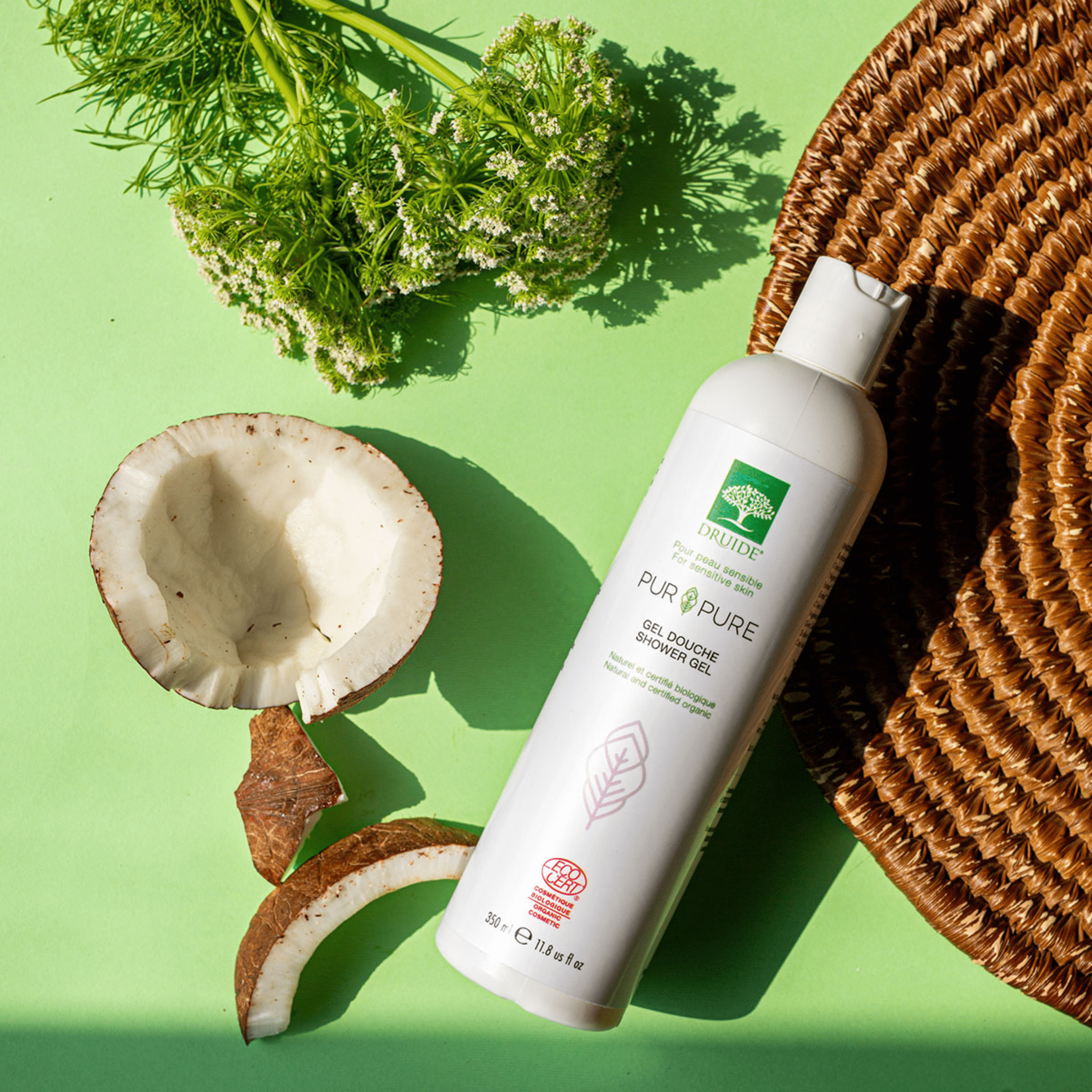 Laboratoires Druide. Gel Douche pour Peau Sensible Pur&Pure - 350 ml - Concept C. Shop