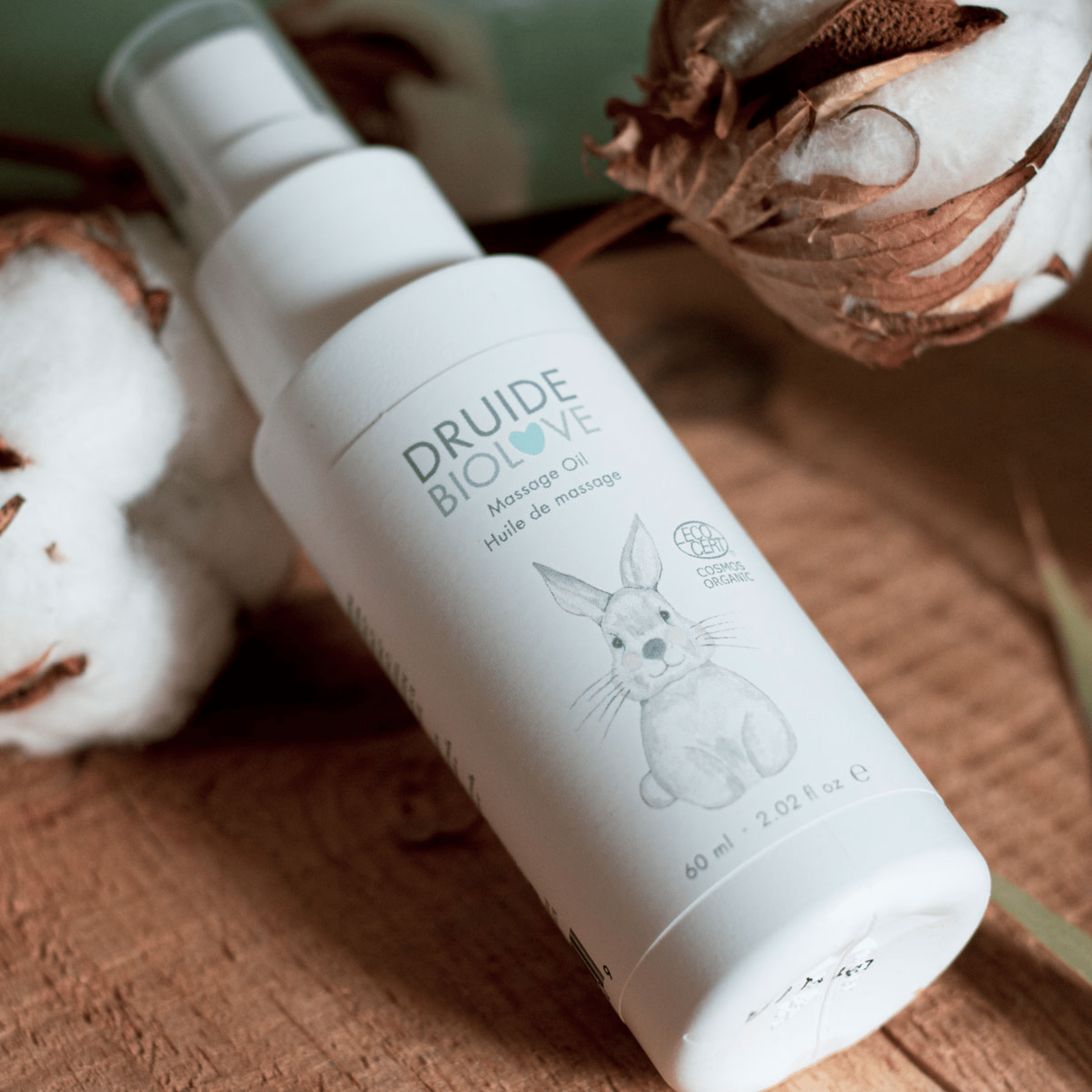 Laboratoires Druide. Huile de Massage pour Bébé BioLove - 60 ml - Concept C. Shop
